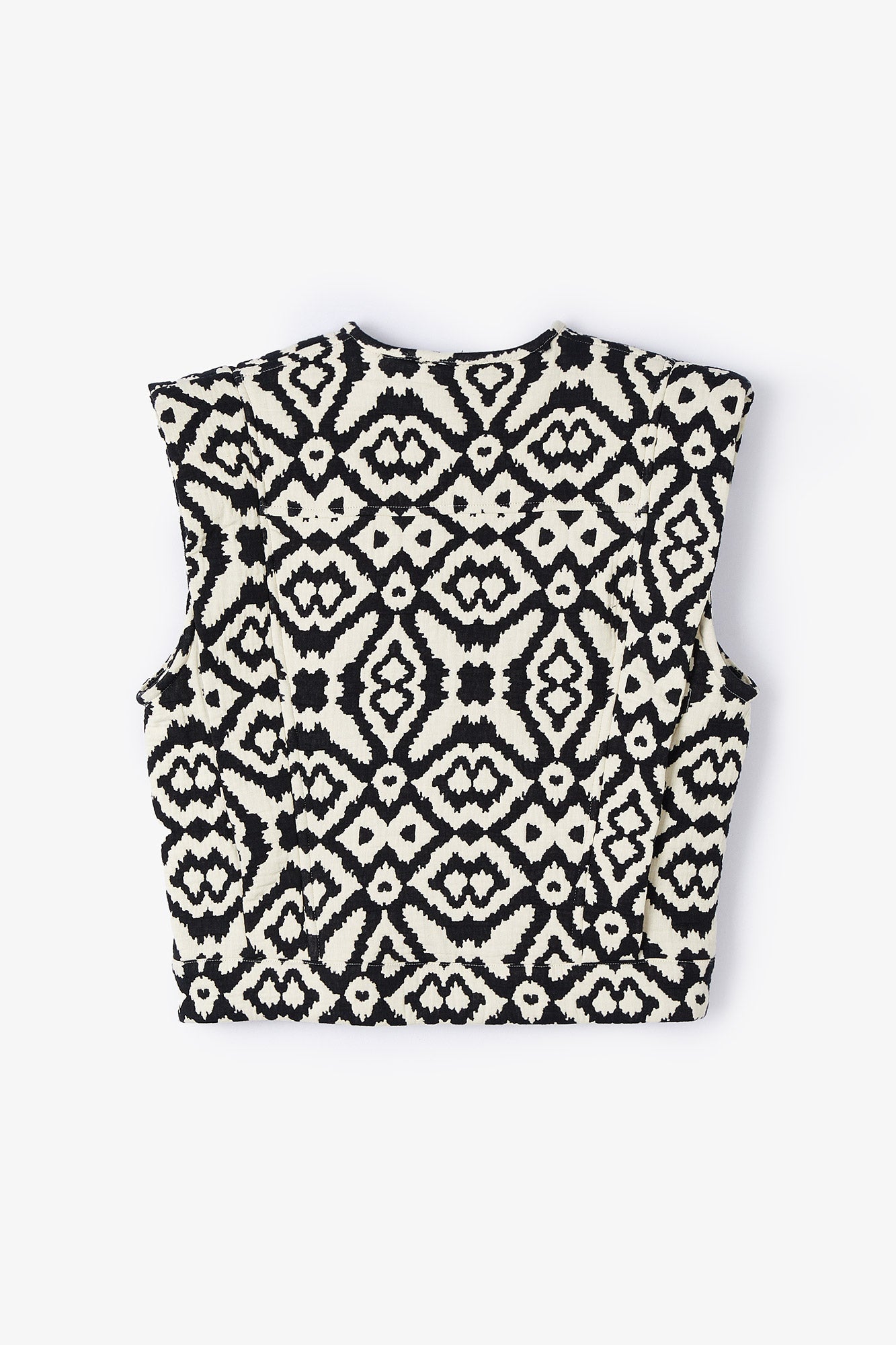 PAULA BLACK PADDED VEST