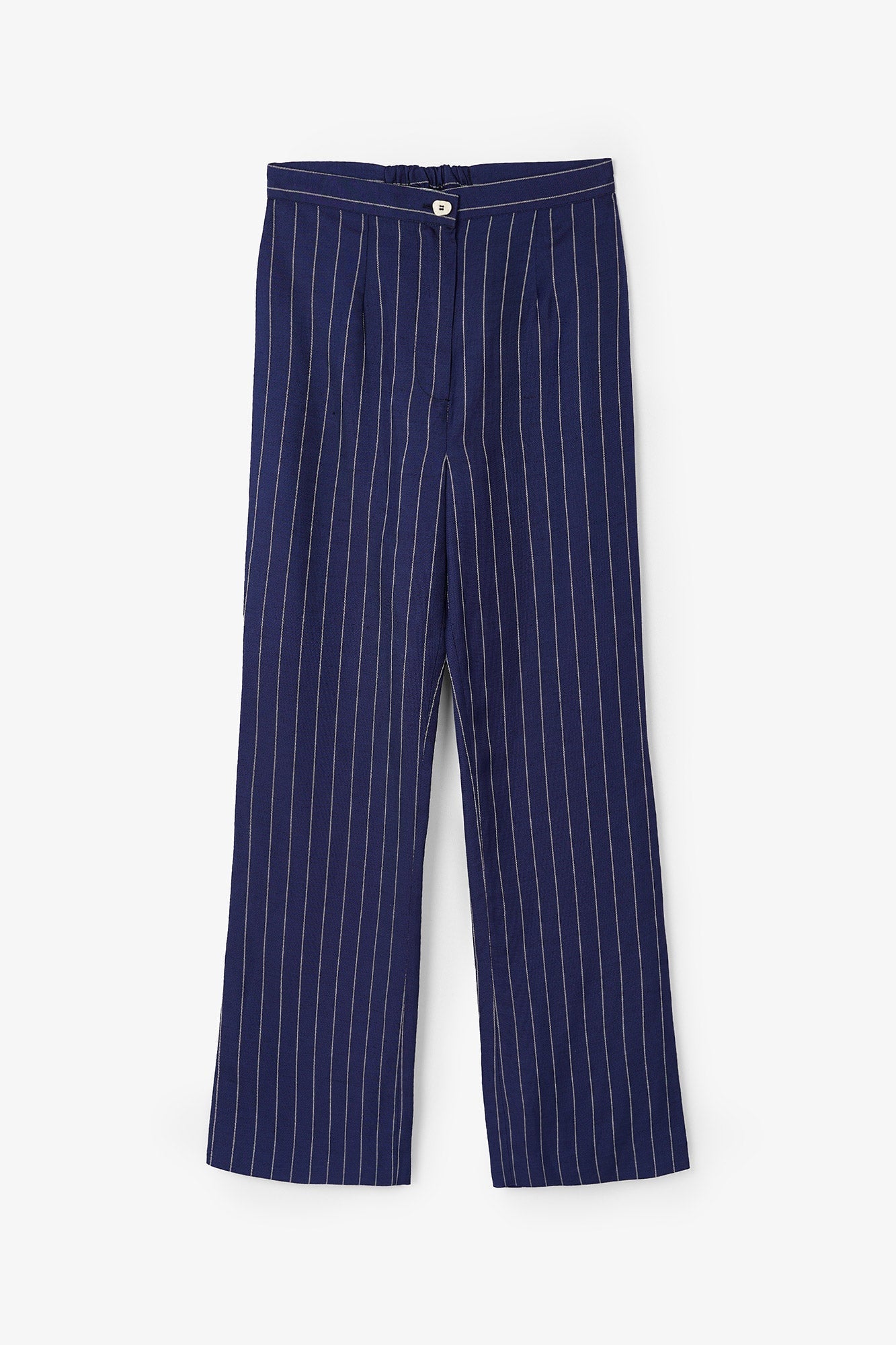 BLUE DIPLOMATIC CROP PANTS EIGHTIES
