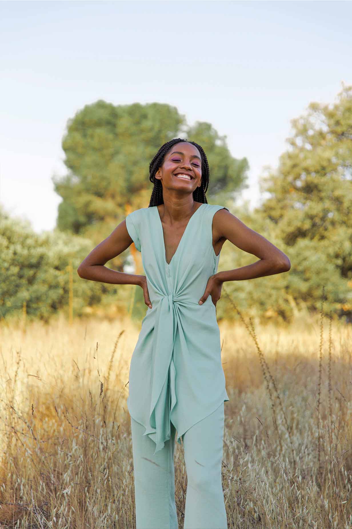 TUNIC SWIRL SETBON JADE