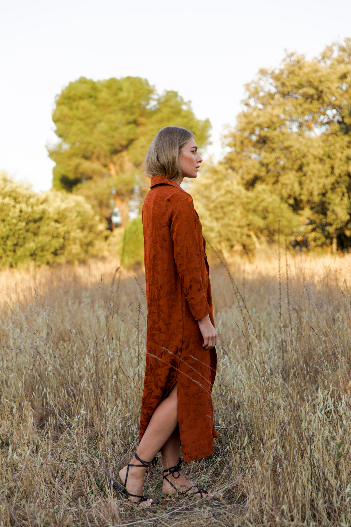 LION PALM TREES DRESS