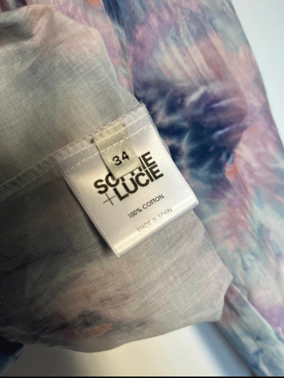 BRUNELA BLOUSE BLUE CLOUDS