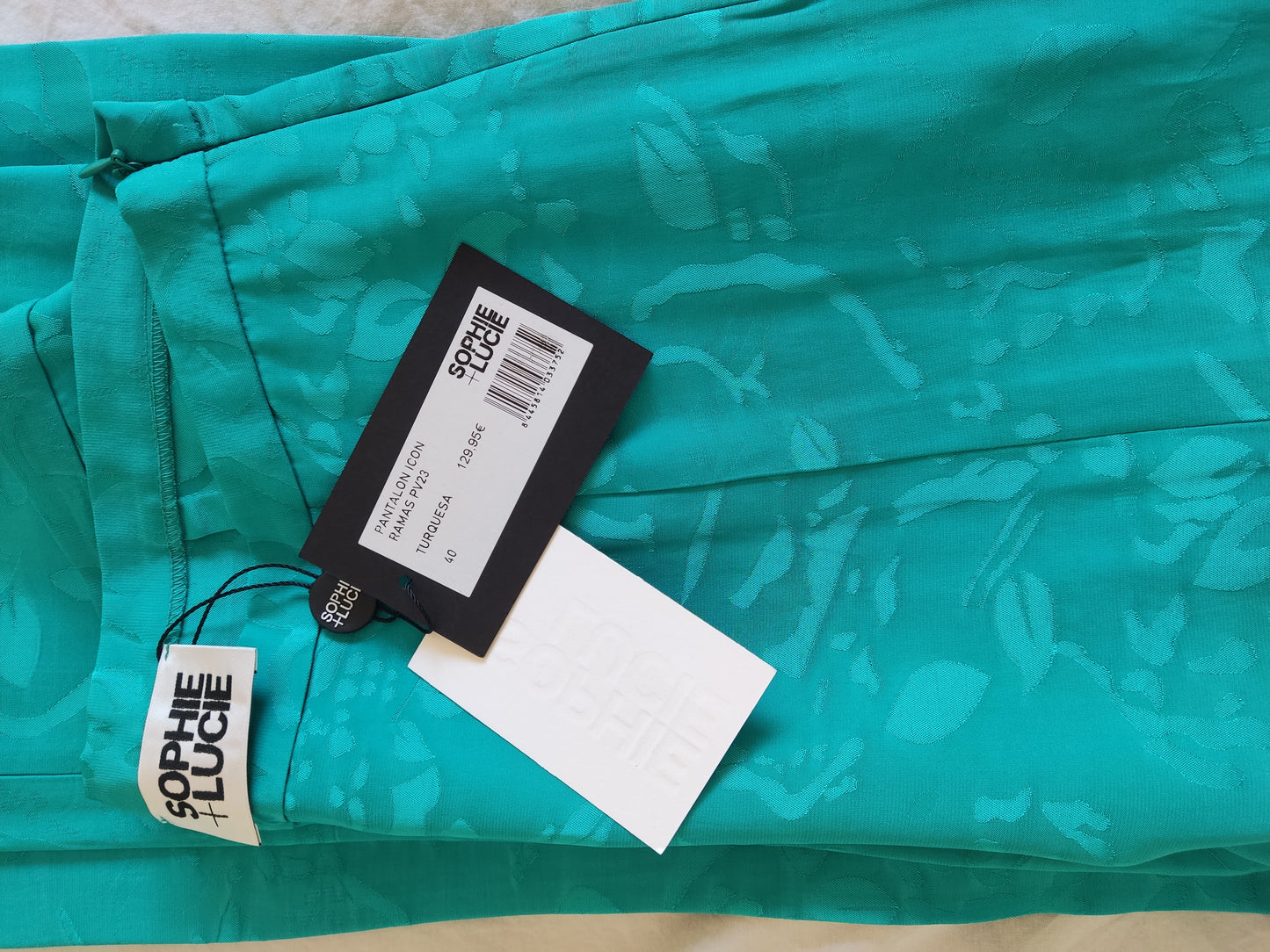 ICON TURQUOISE BRANCHES PANTS