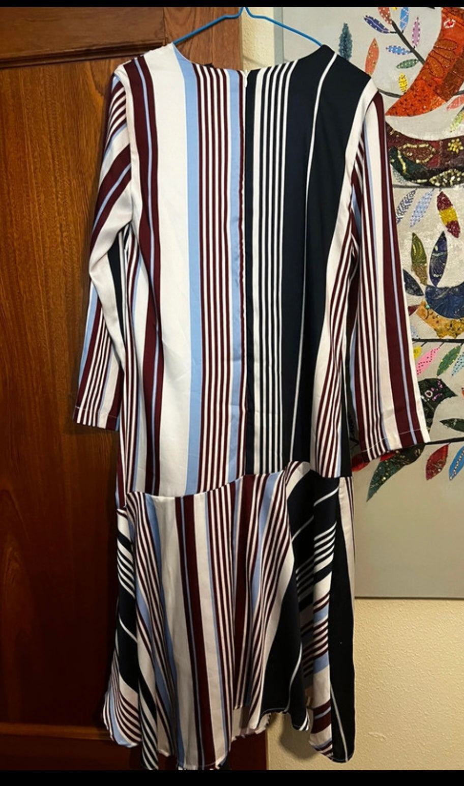 VESTIDO MIDI RAYAS