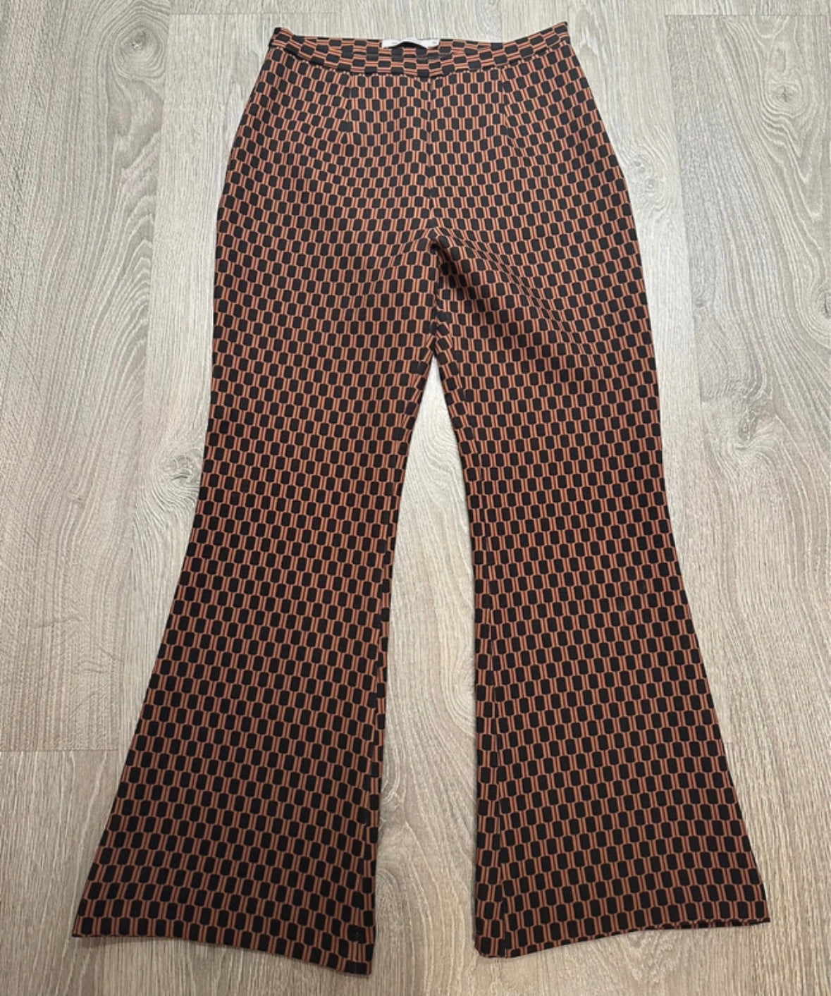 Geometric print suit