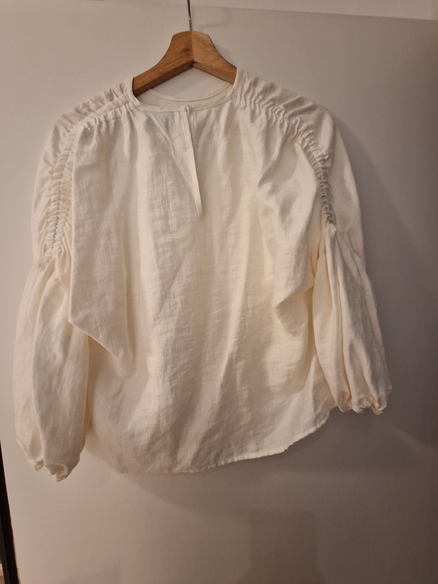 PATI CRASH WHITE BLOUSE