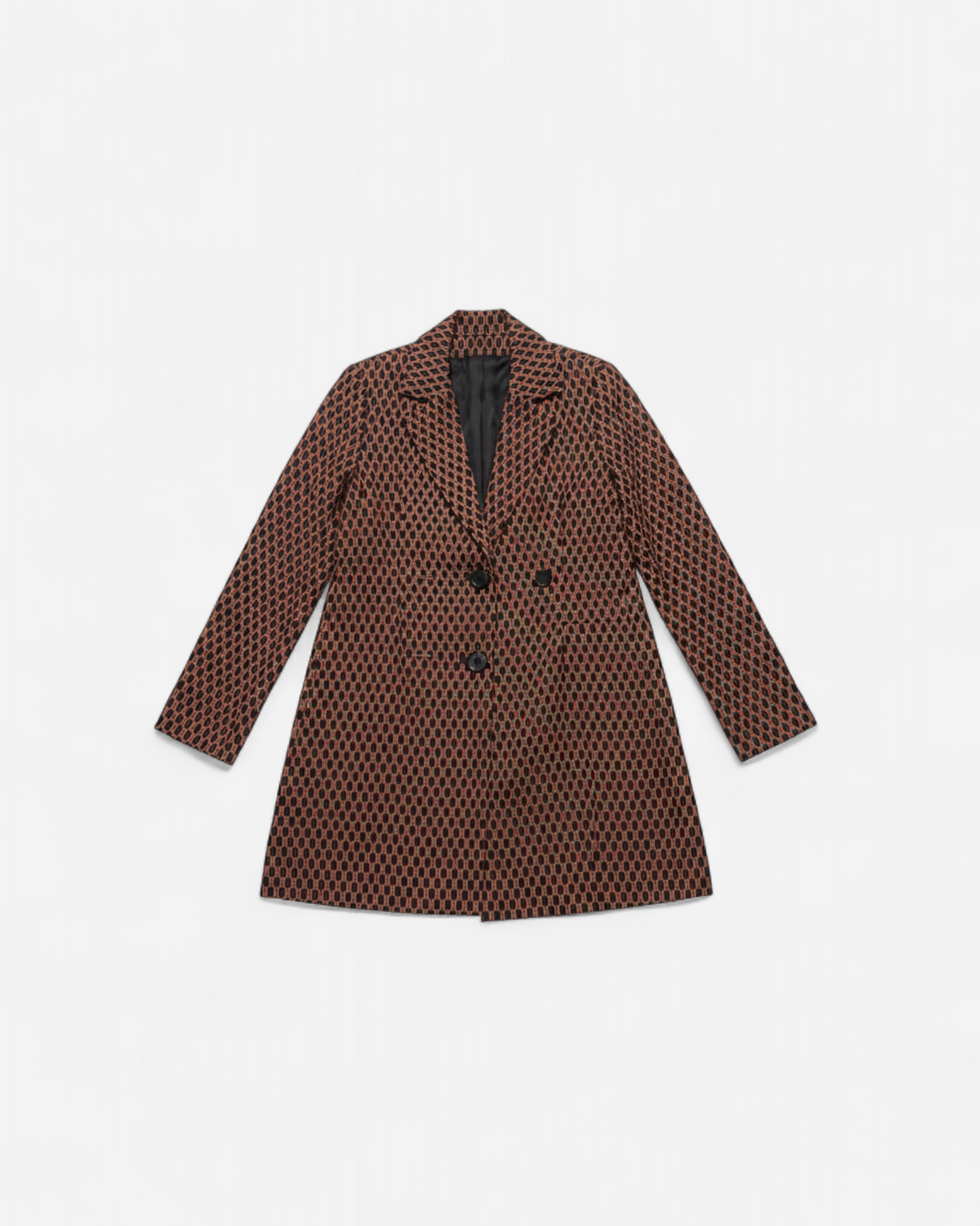 Geometric print suit