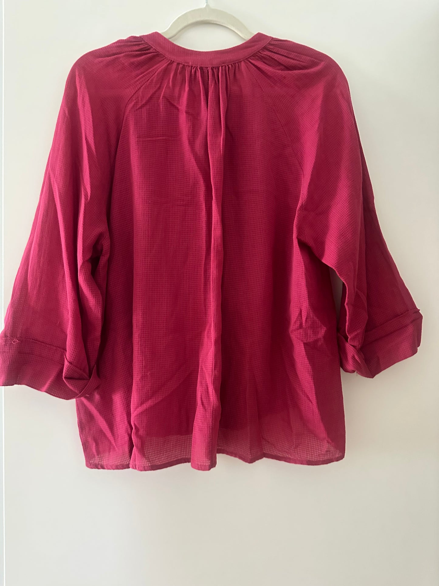 Blusa Arruguilla cereza