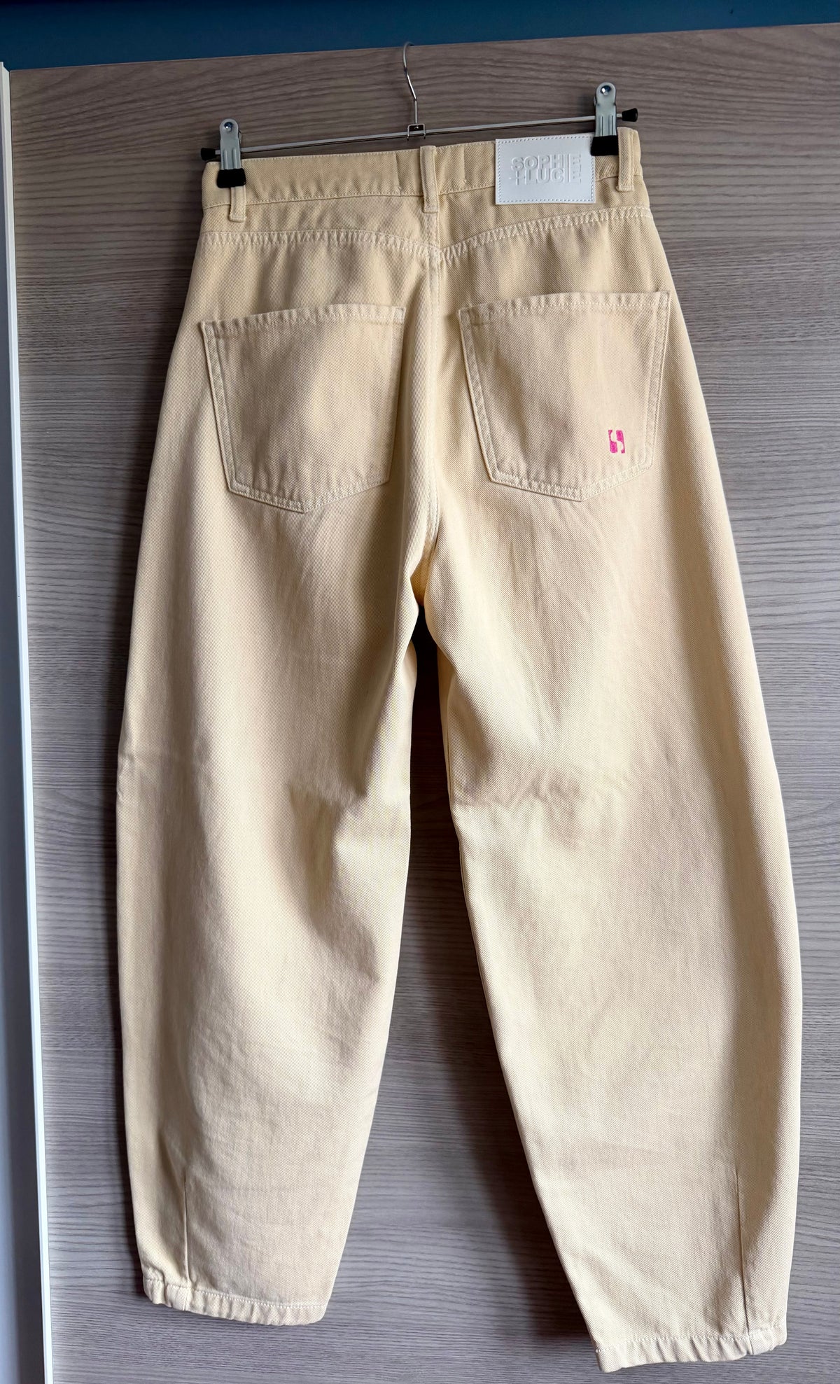 Boyfriend crema pantalones