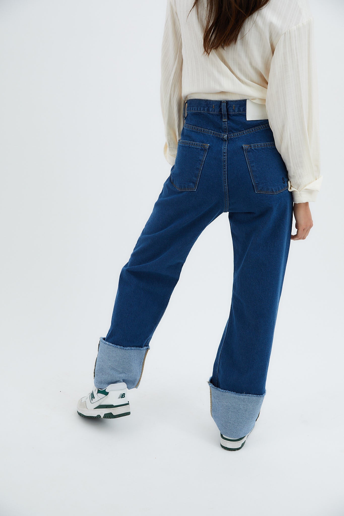 90'S BLUE TWILL JEANS