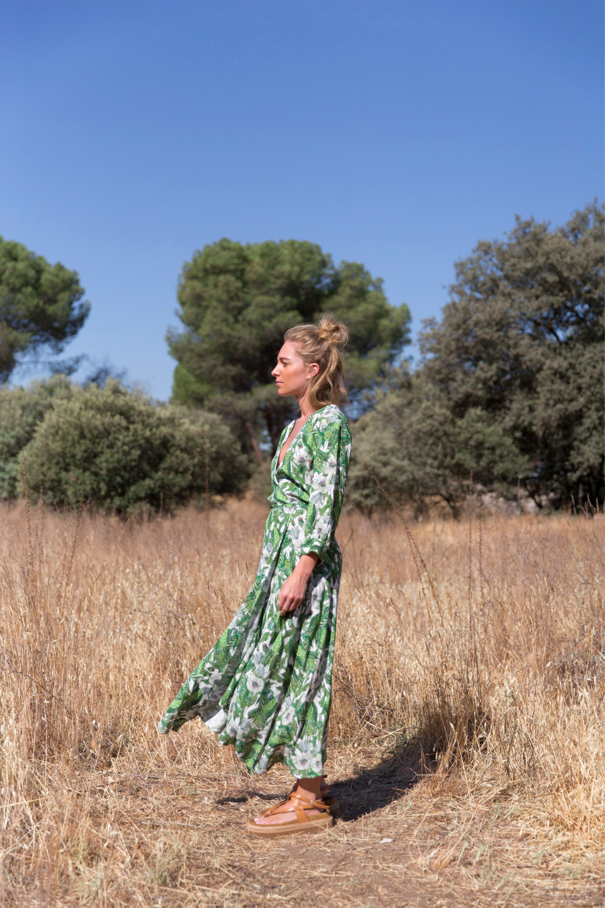 JUNGLE SLEEVE DRESS