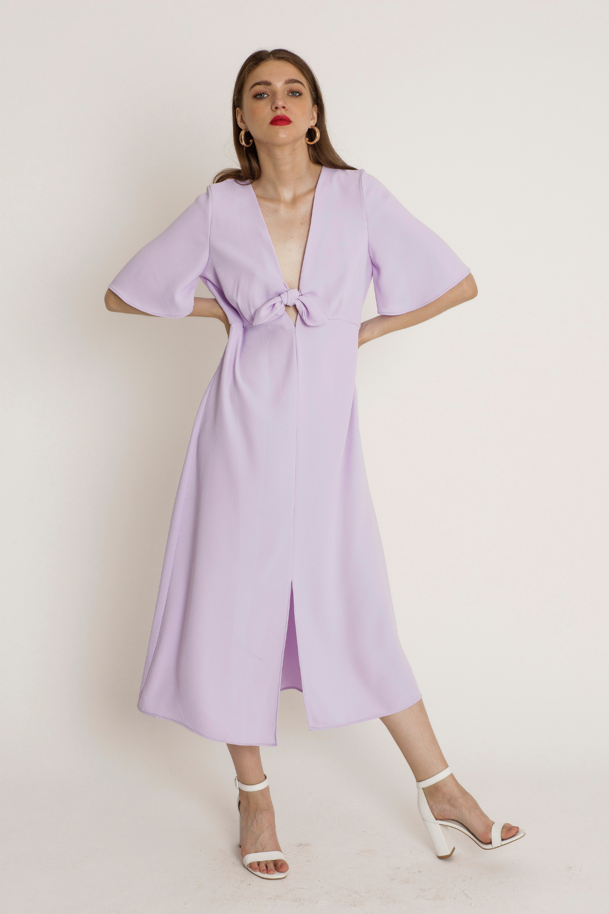 MISSOURI LILAC KNOT DRESS