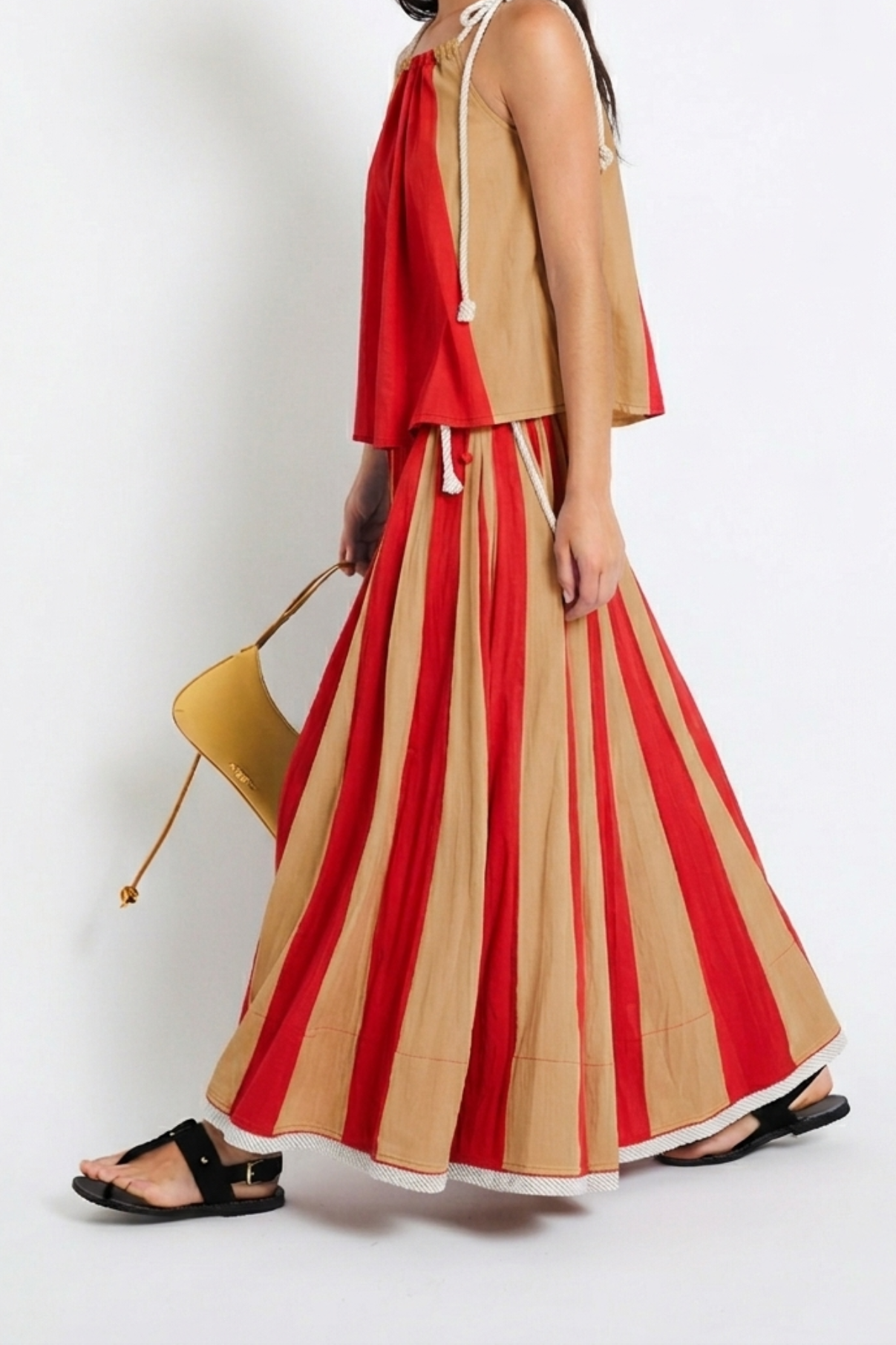 FALDA CIRCO VOILE CAMEL