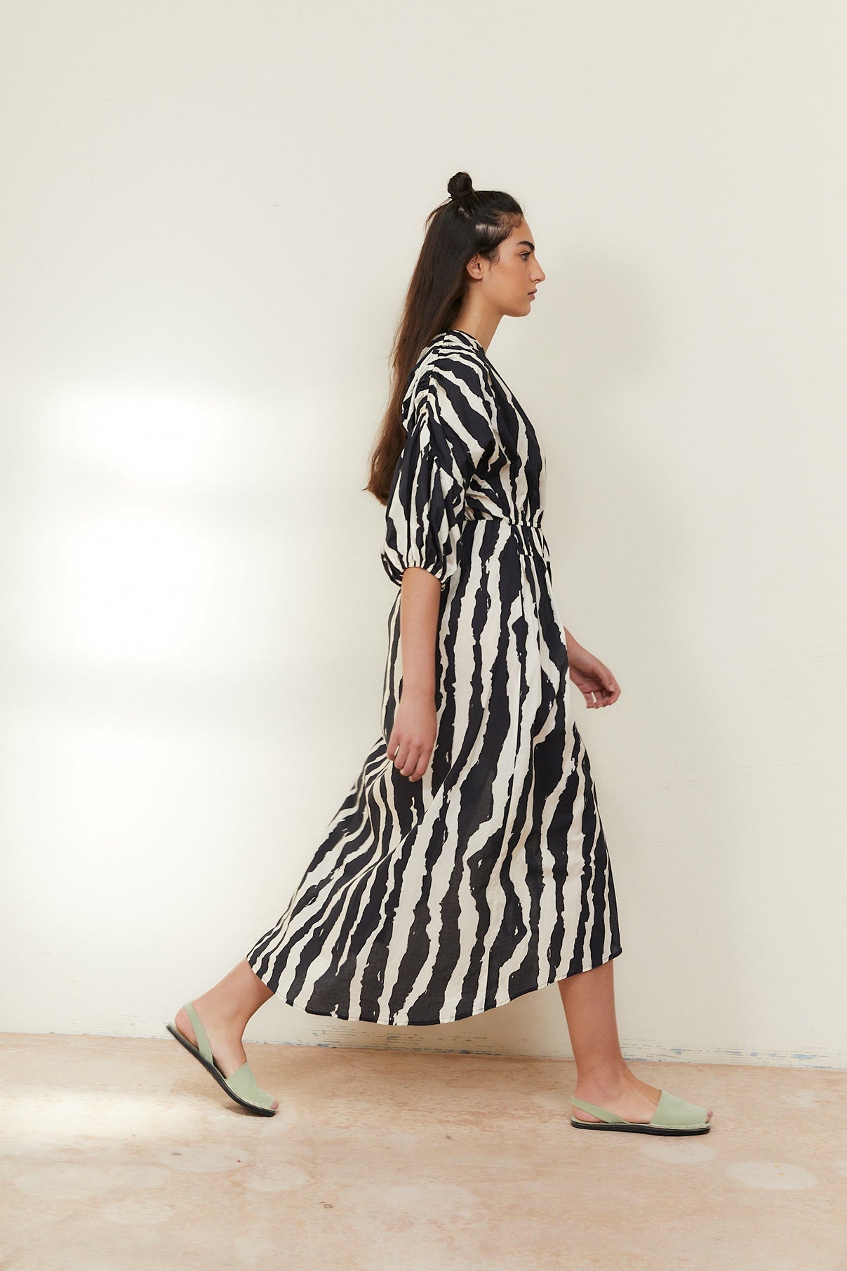 PATY BLACK ZEBRA DRESS