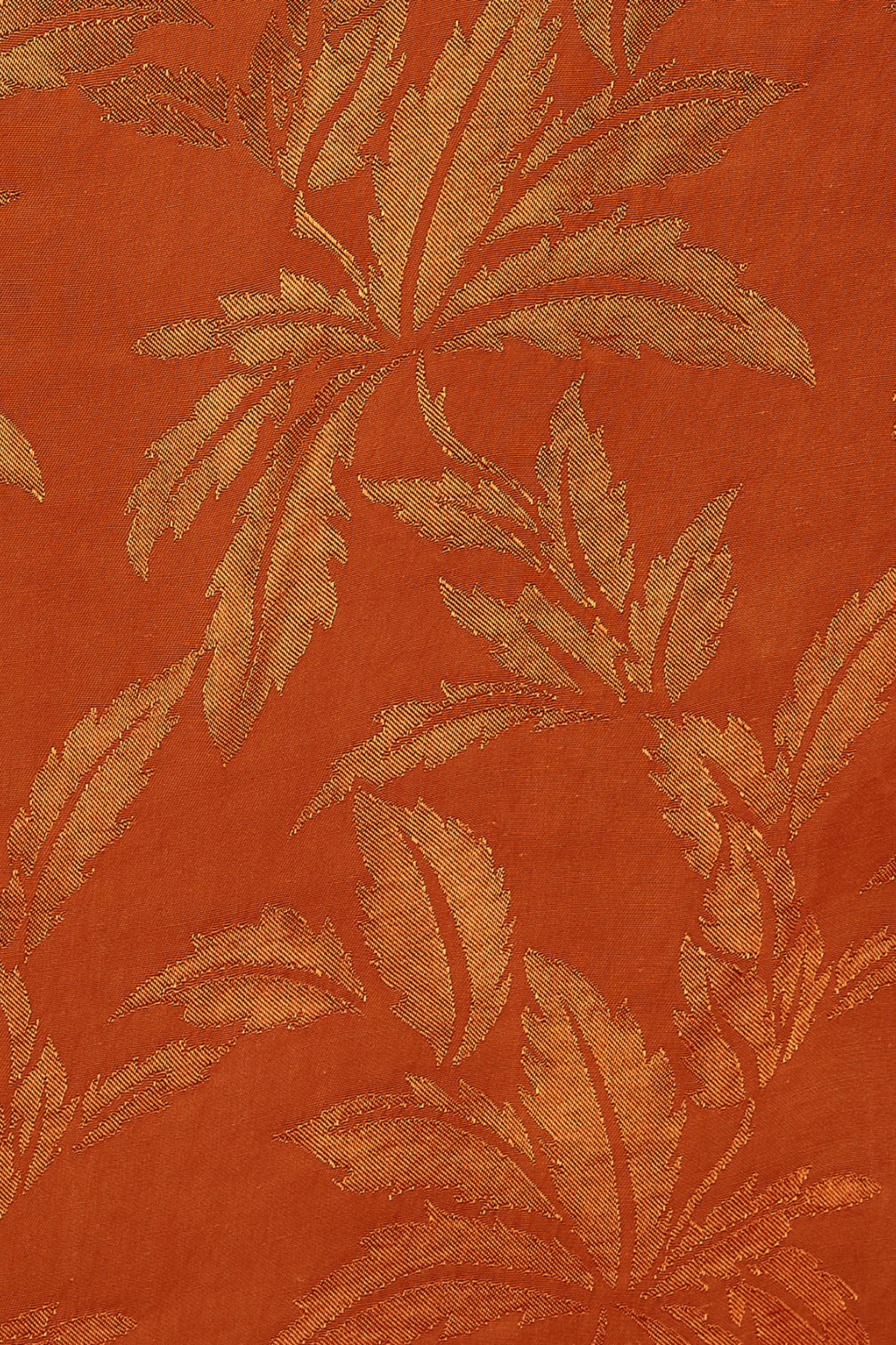 CAMEL PALM TREES PLEAT PANTS