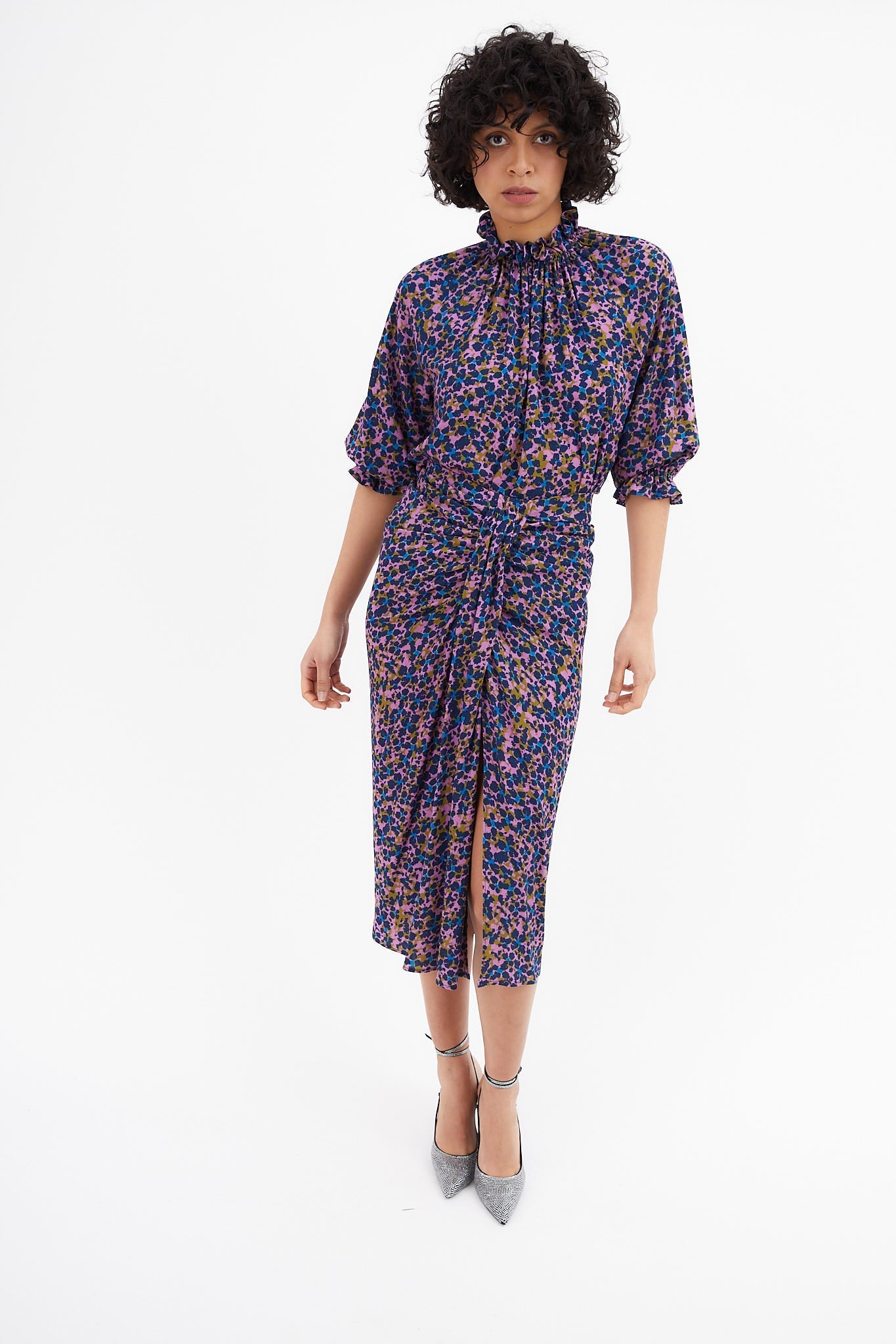 PETUNIA SKIRT FLOWER NAVY SPOT
