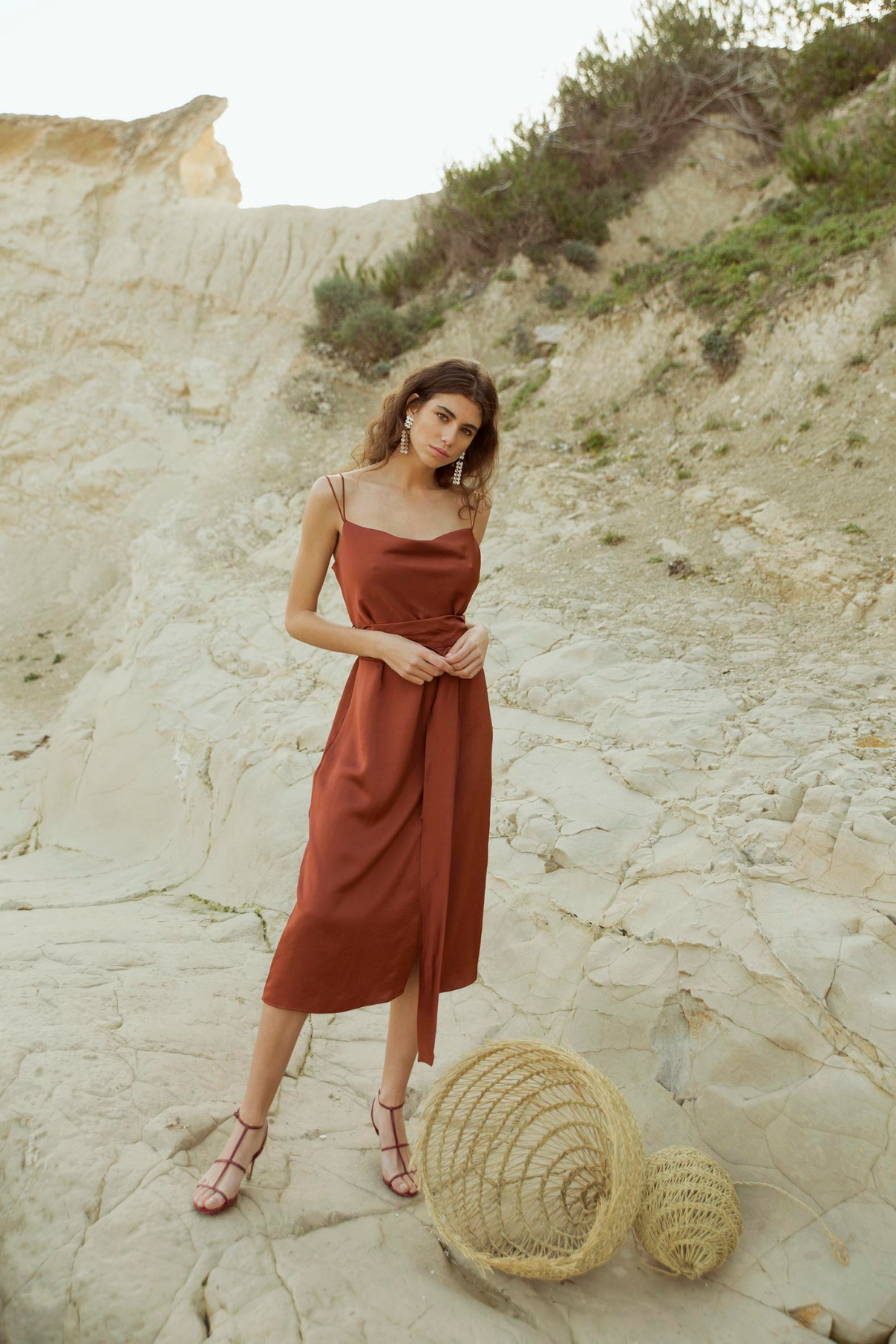 SATIN DRESS