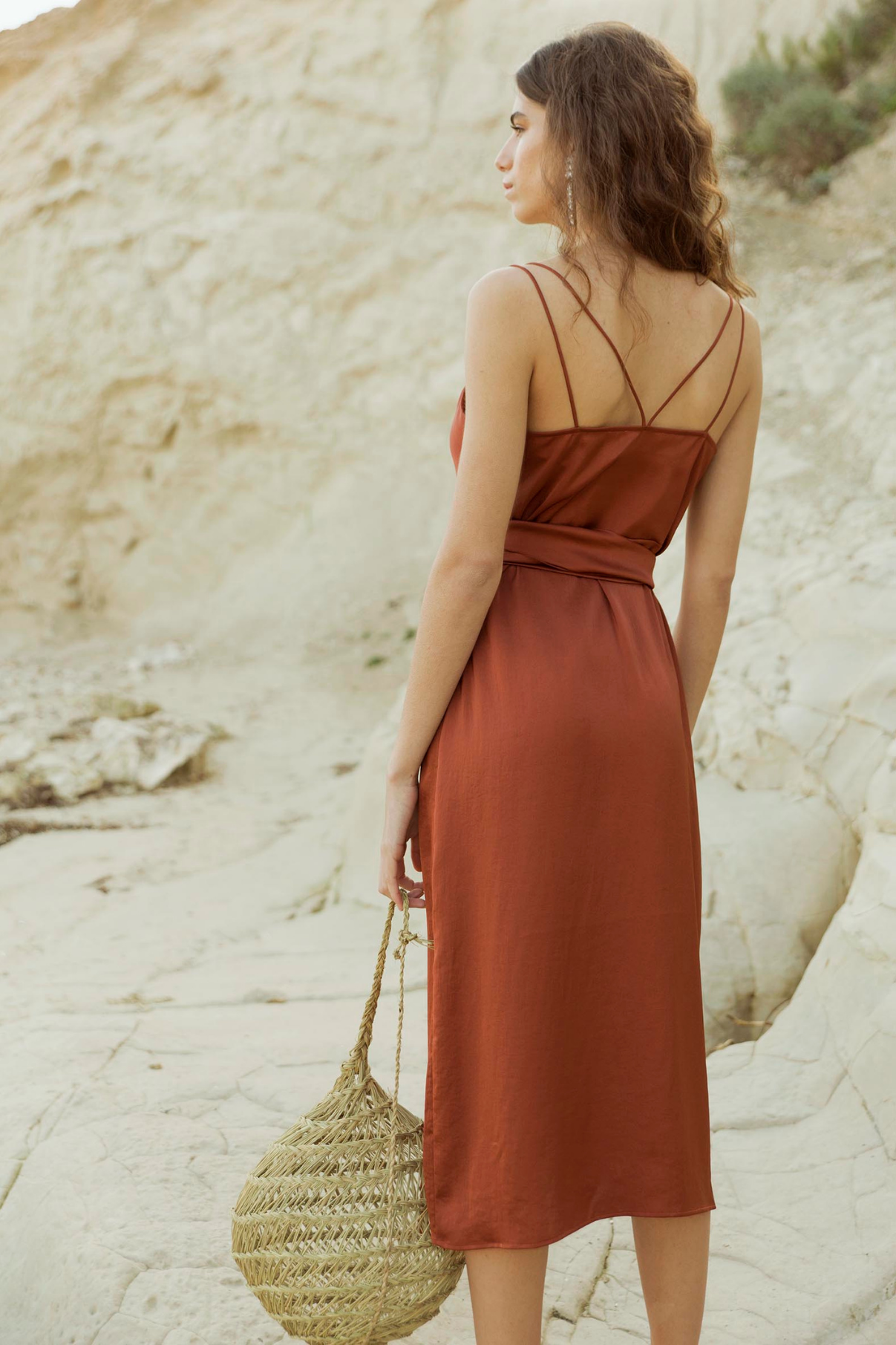 SATIN DRESS