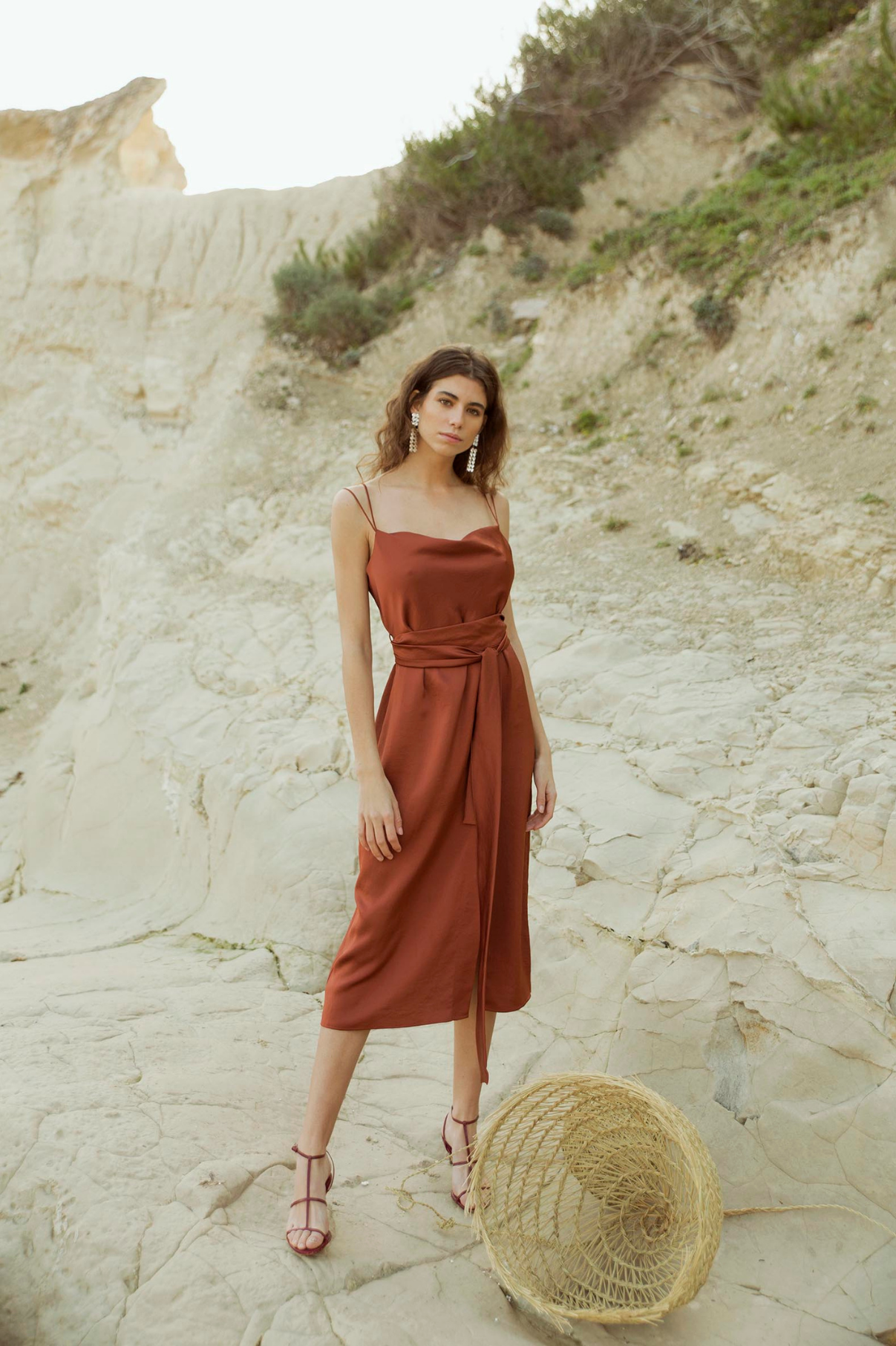 SATIN DRESS