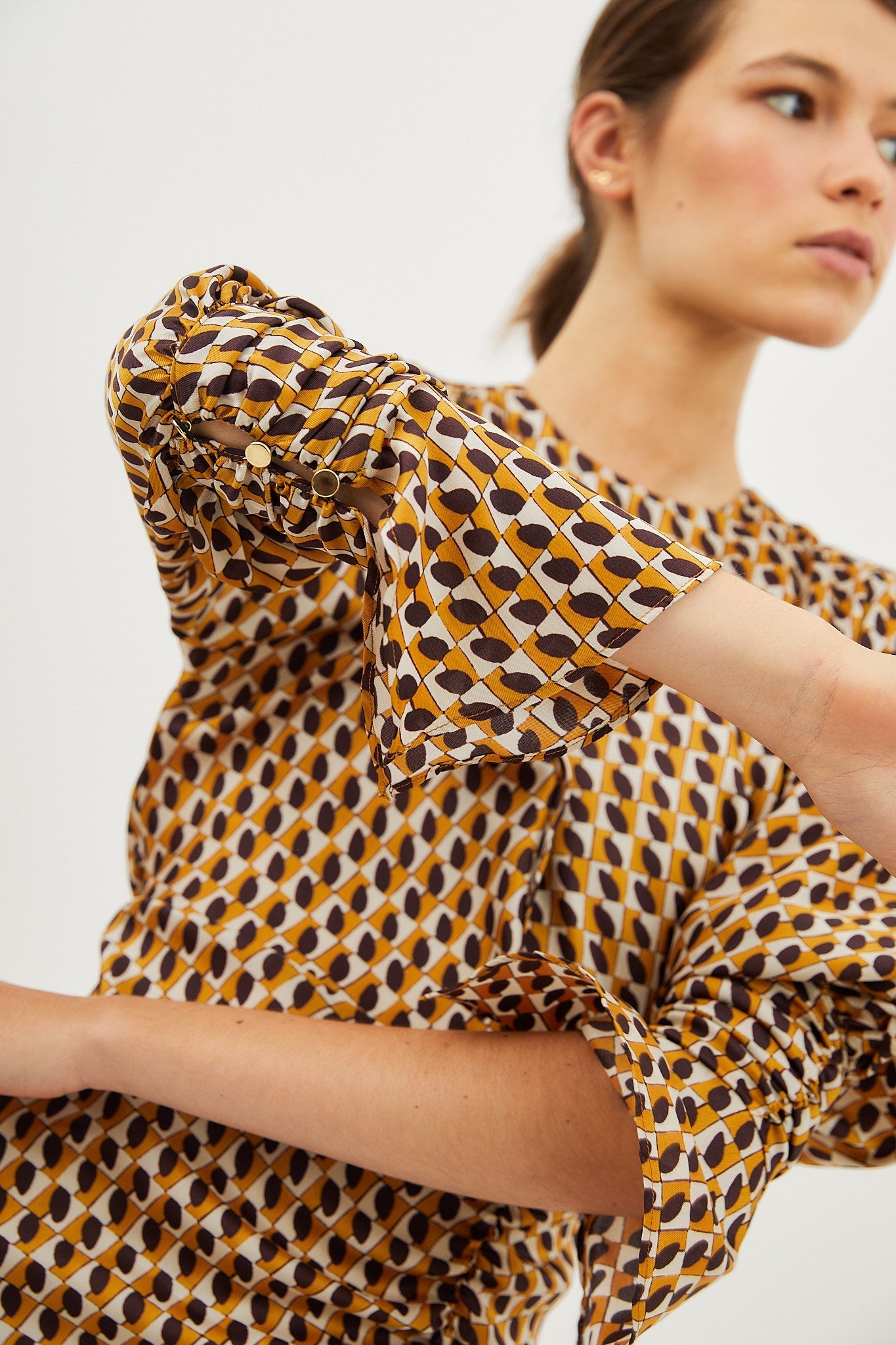COFFEE WAVES DRESS