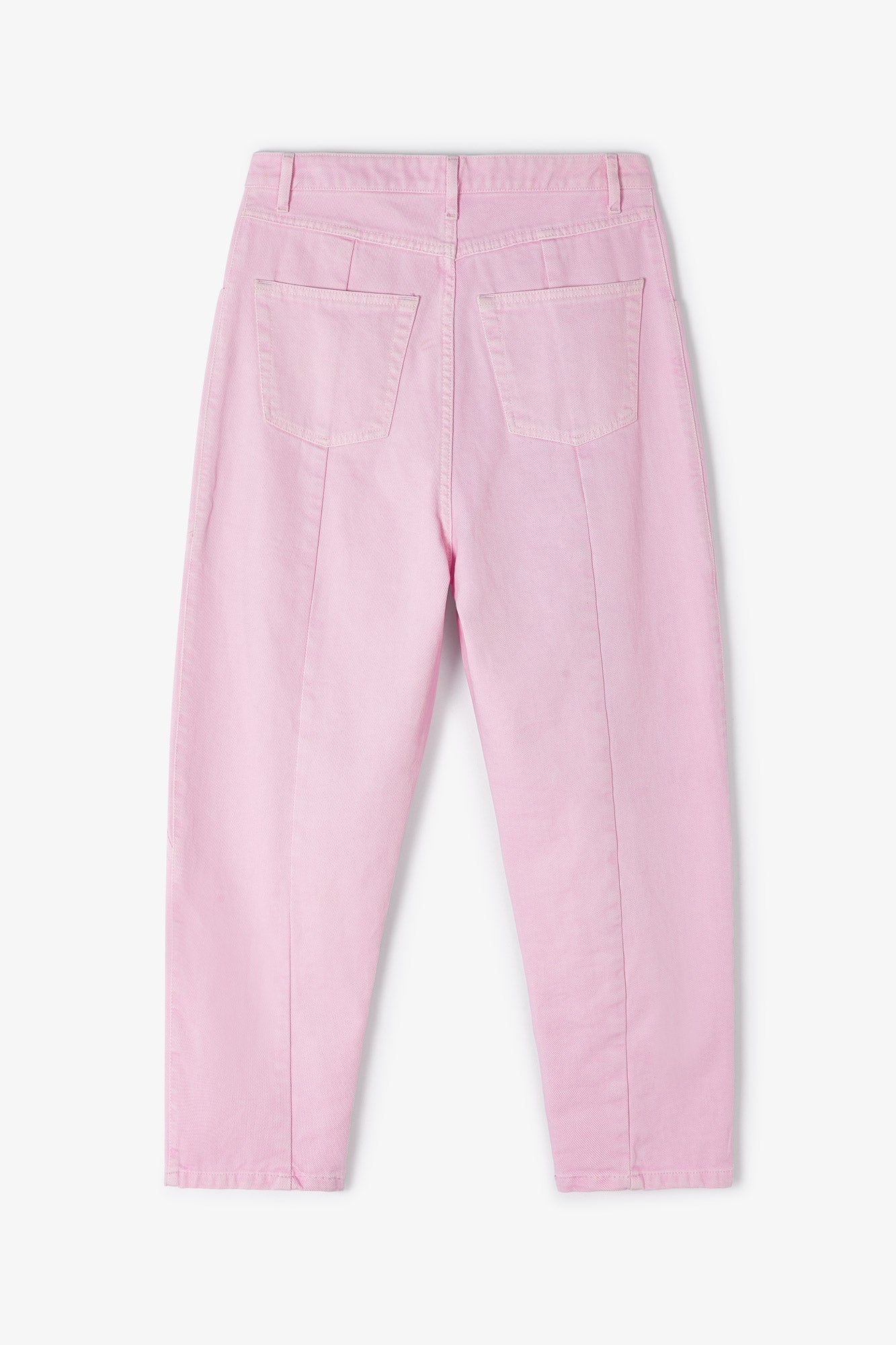 PINK TWILL CARGO JEANS