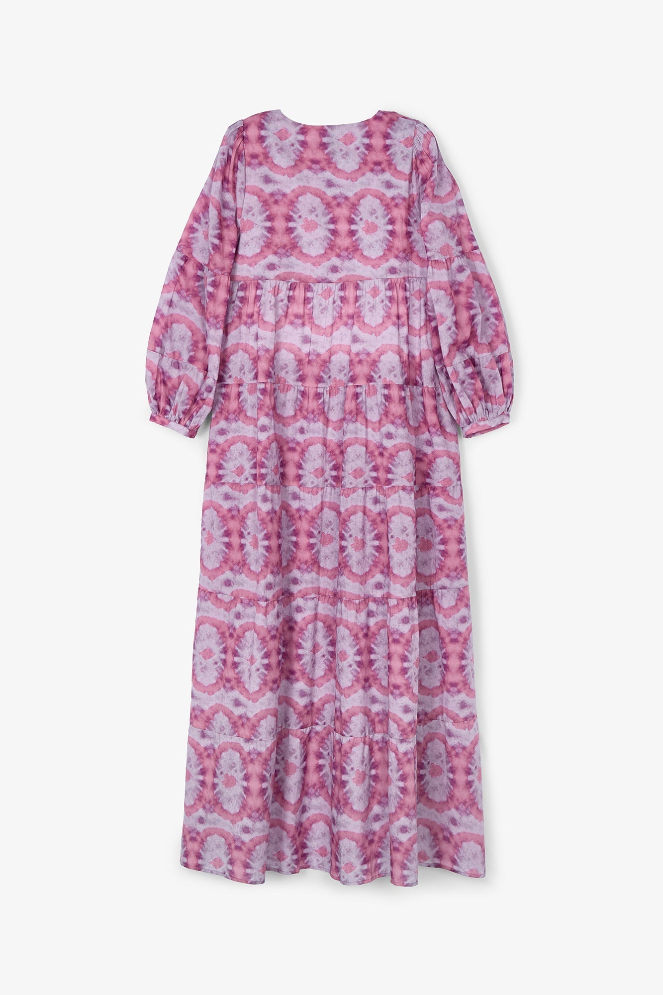 SAVINA TIE DYE PURPLE DRESS