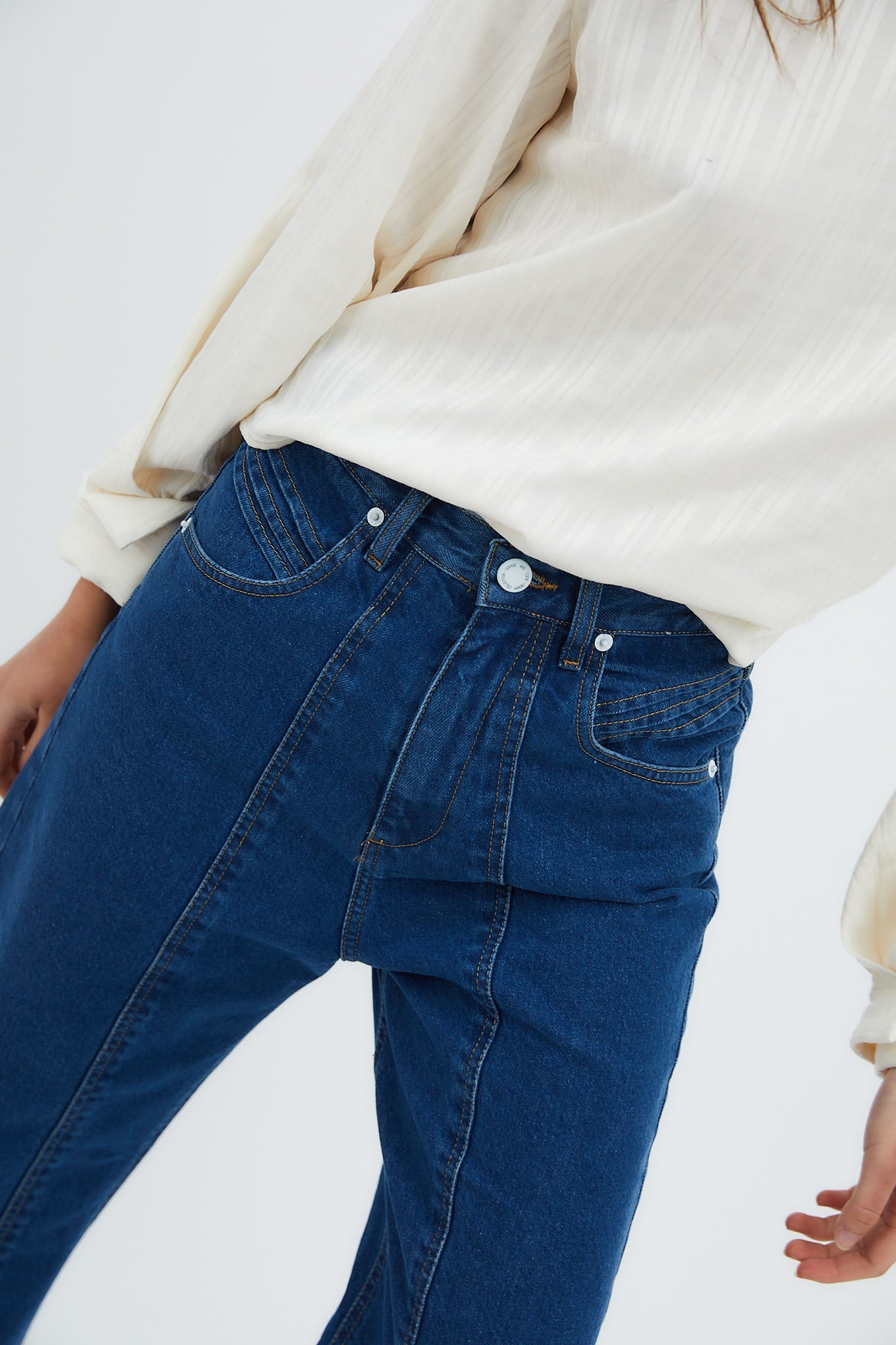 90'S BLUE TWILL JEANS