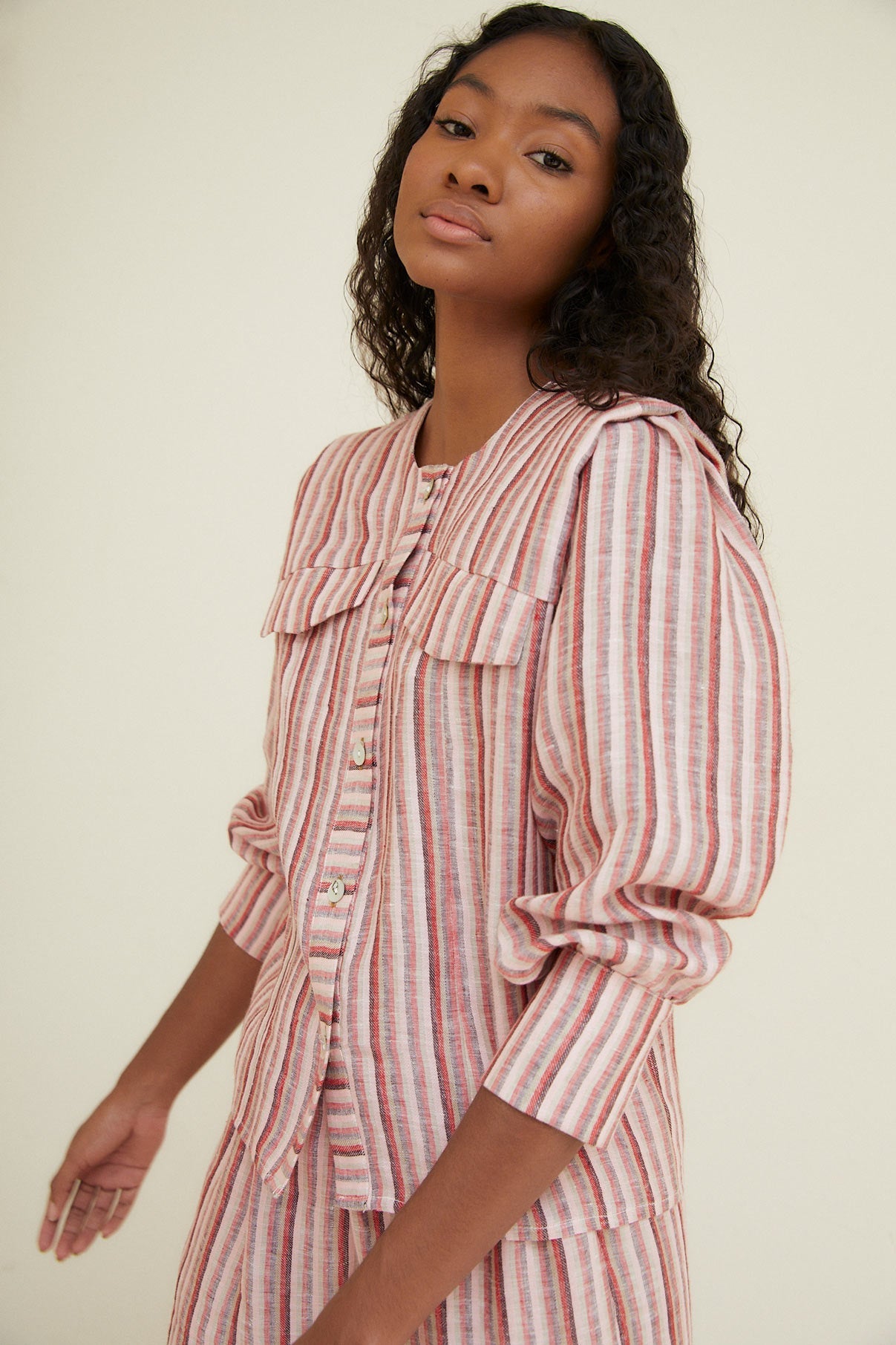 CABURGO TUNEZ RED BLOUSE