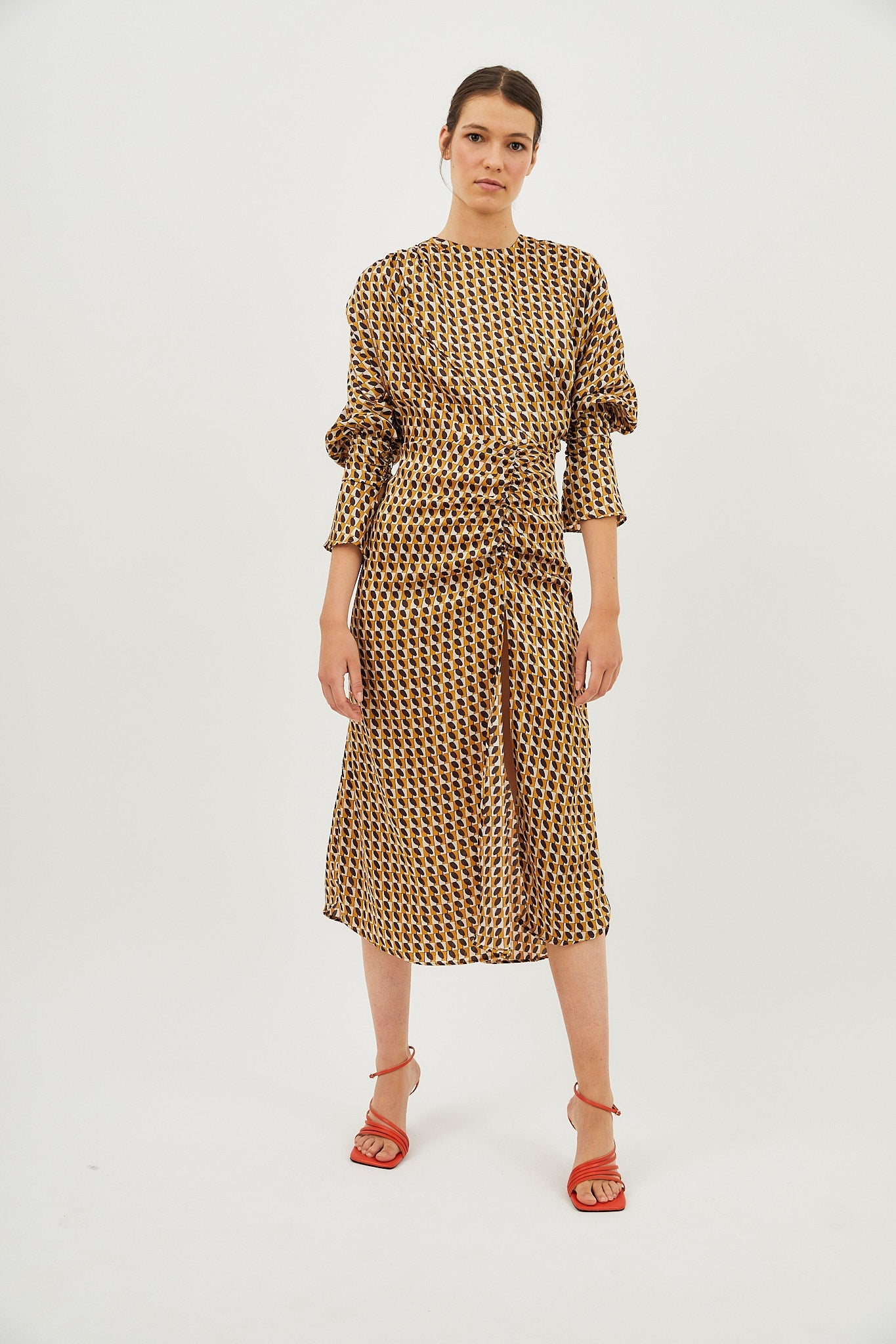 COFFEE WAVES DRESS