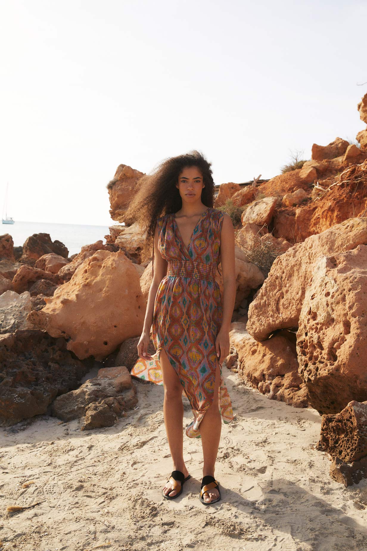 MENORCA INDIAN TILE DRESS