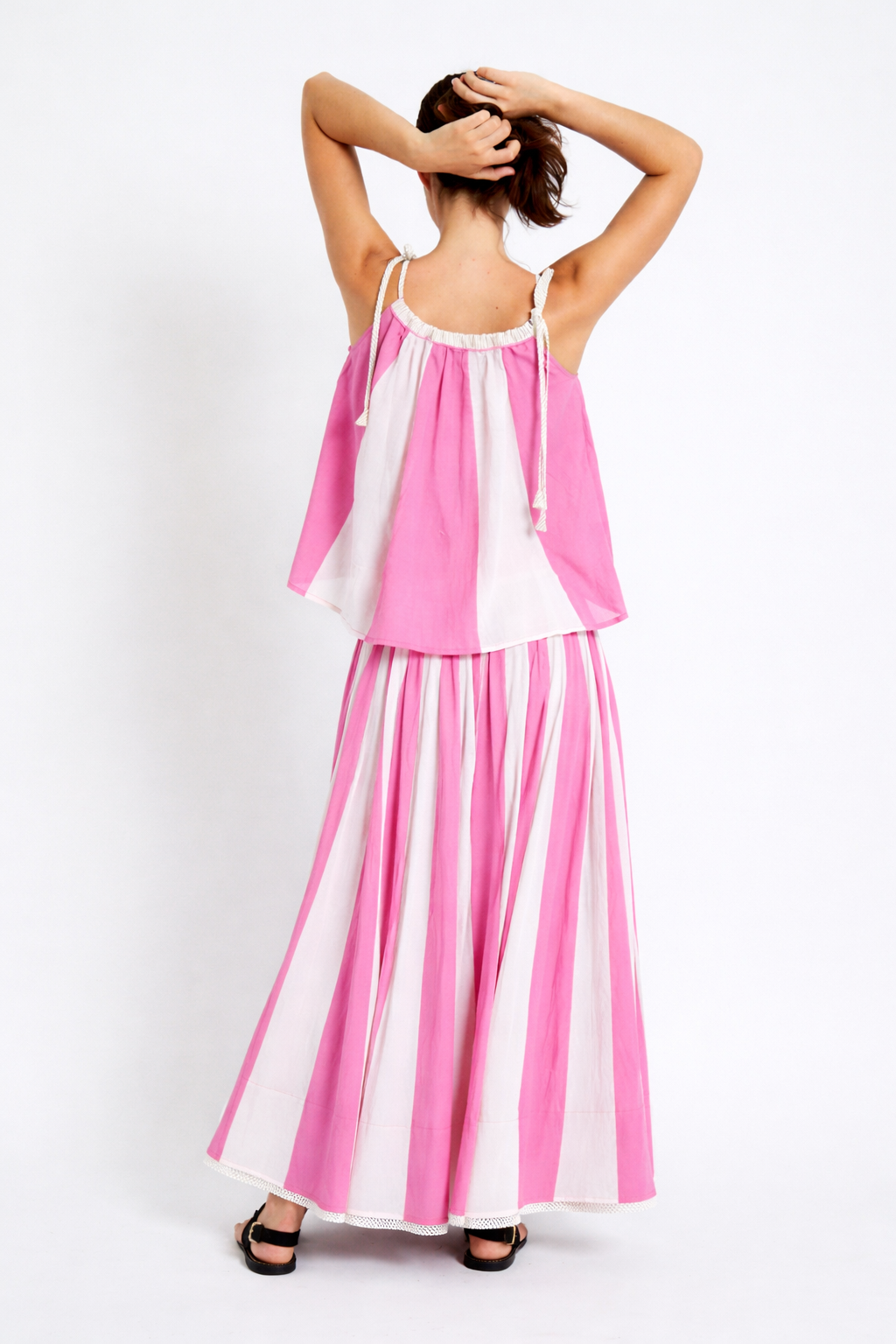 TOTAL LOOK CIRCO VOILE ROSA