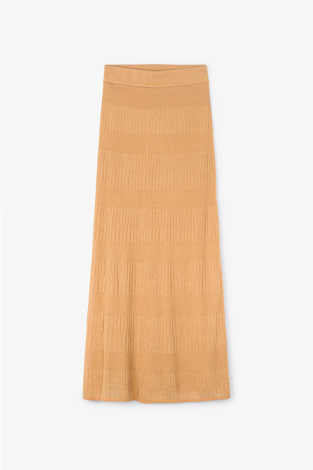COPPER KNIT LUREX SKIRT