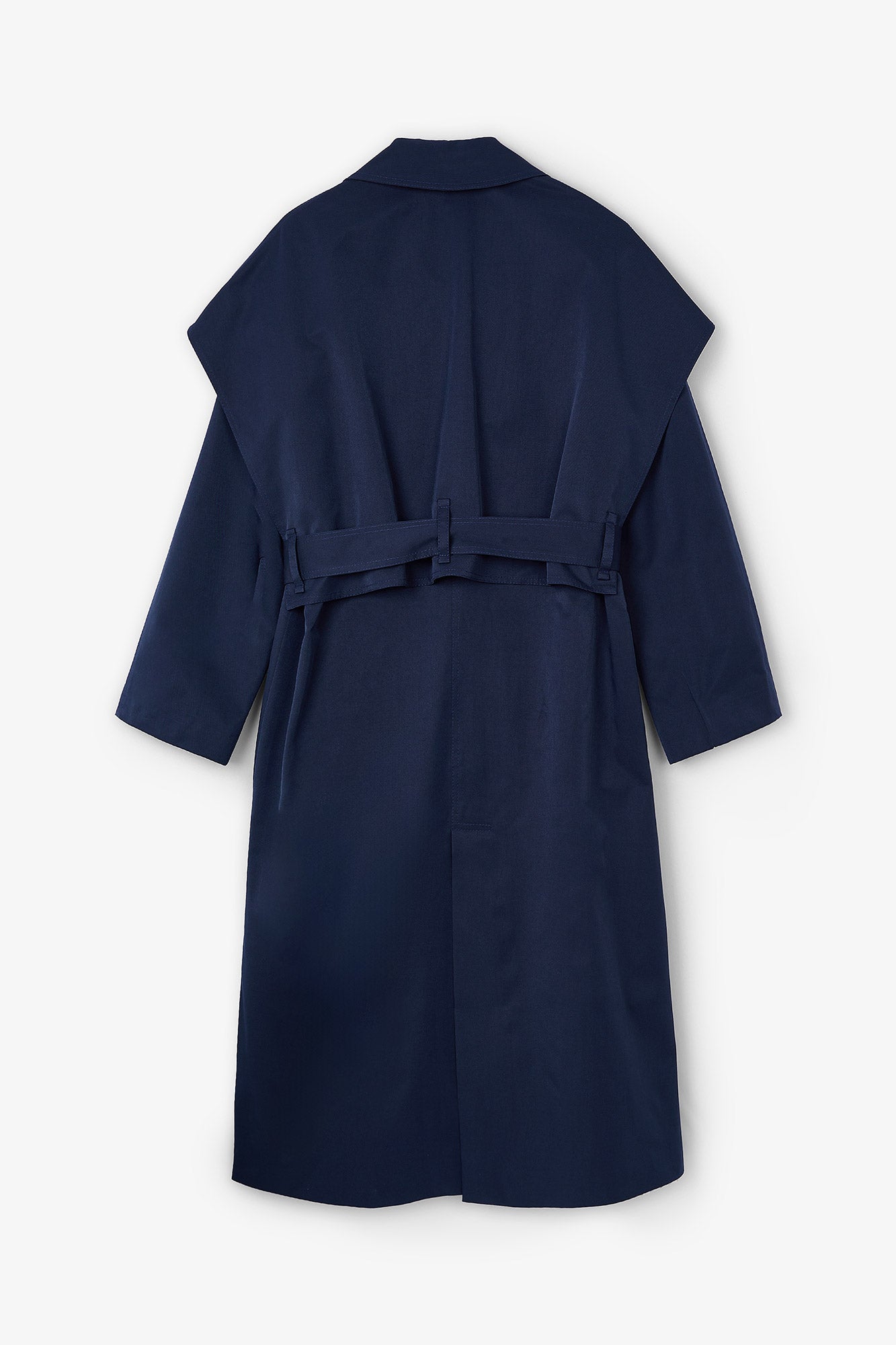 NAVY RAINCOAT TRENCH COAT