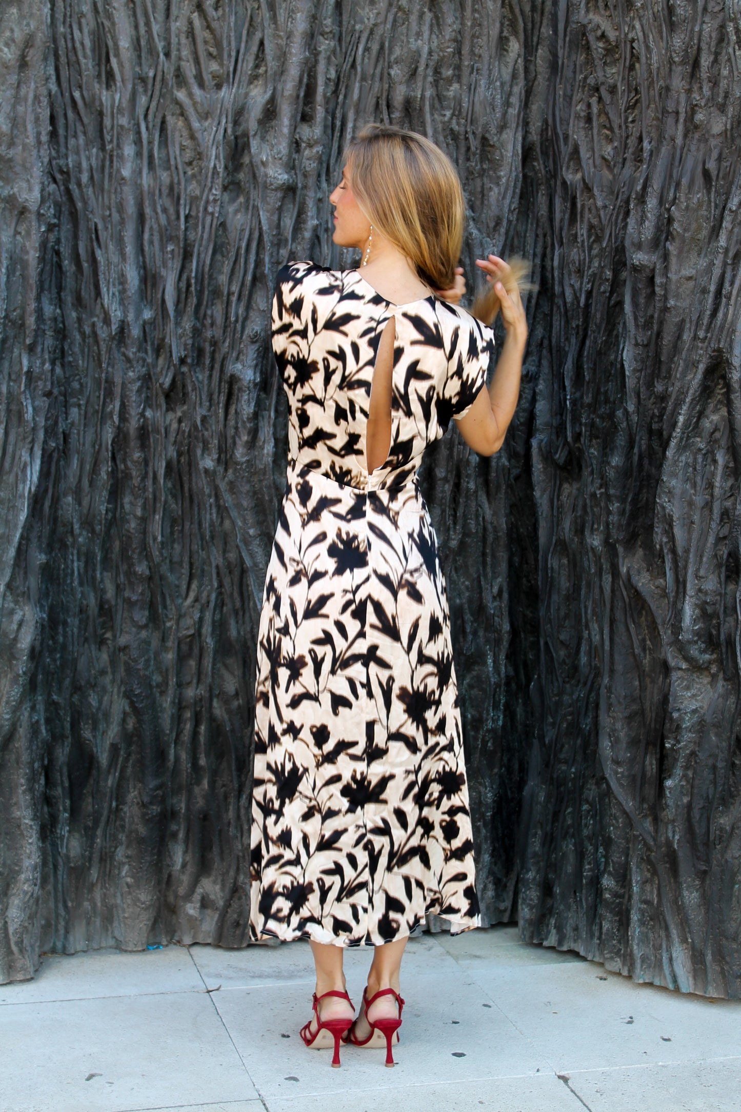 ASH DRESS WITH TWO TONES