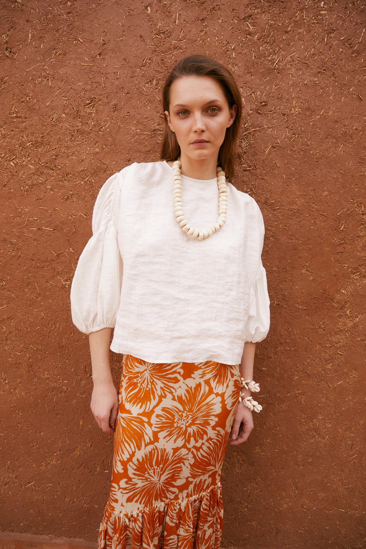 PATI CRASH WHITE BLOUSE