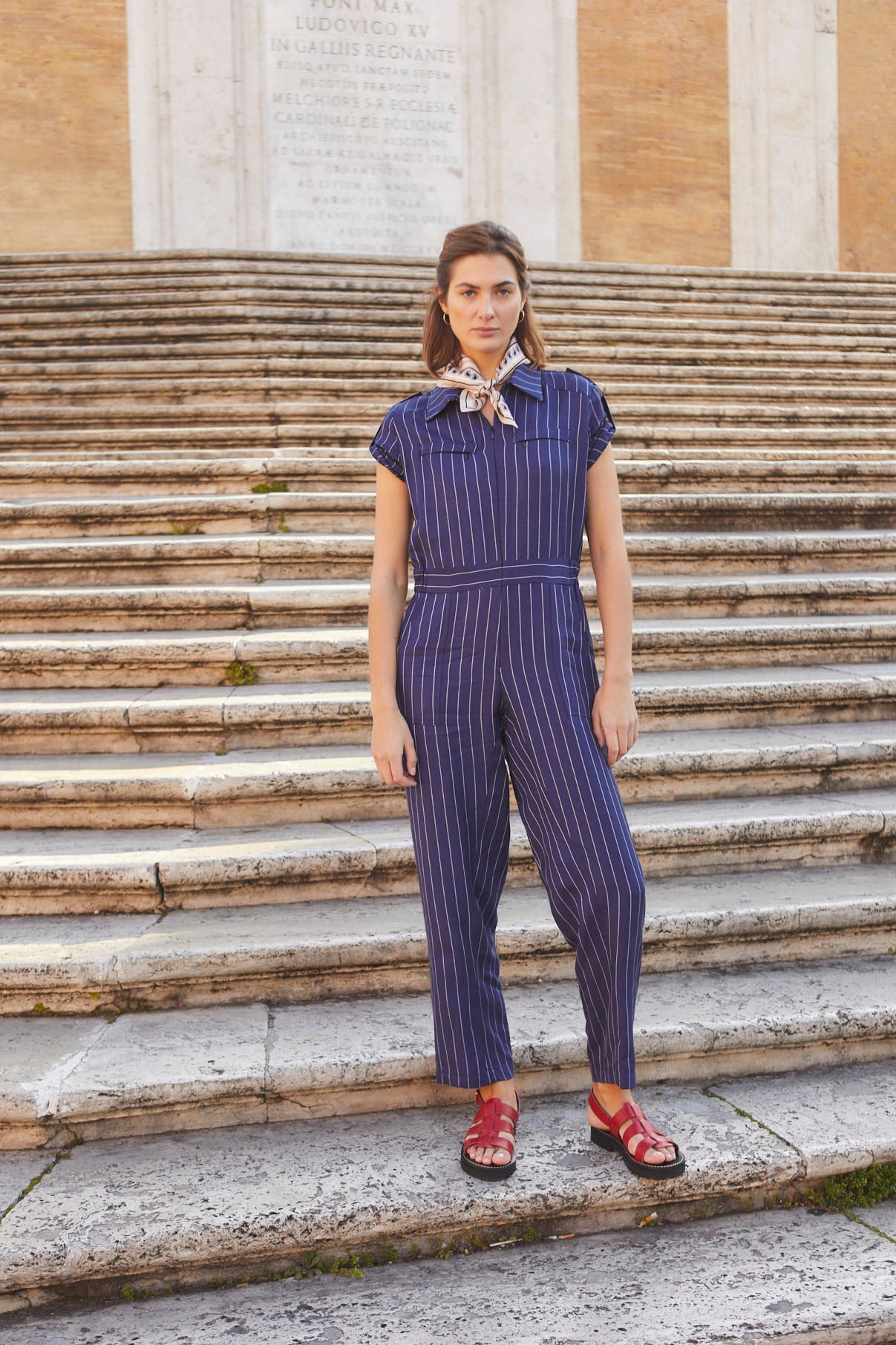 JULIA BLUE DIPLOMATIC JUMPSUIT