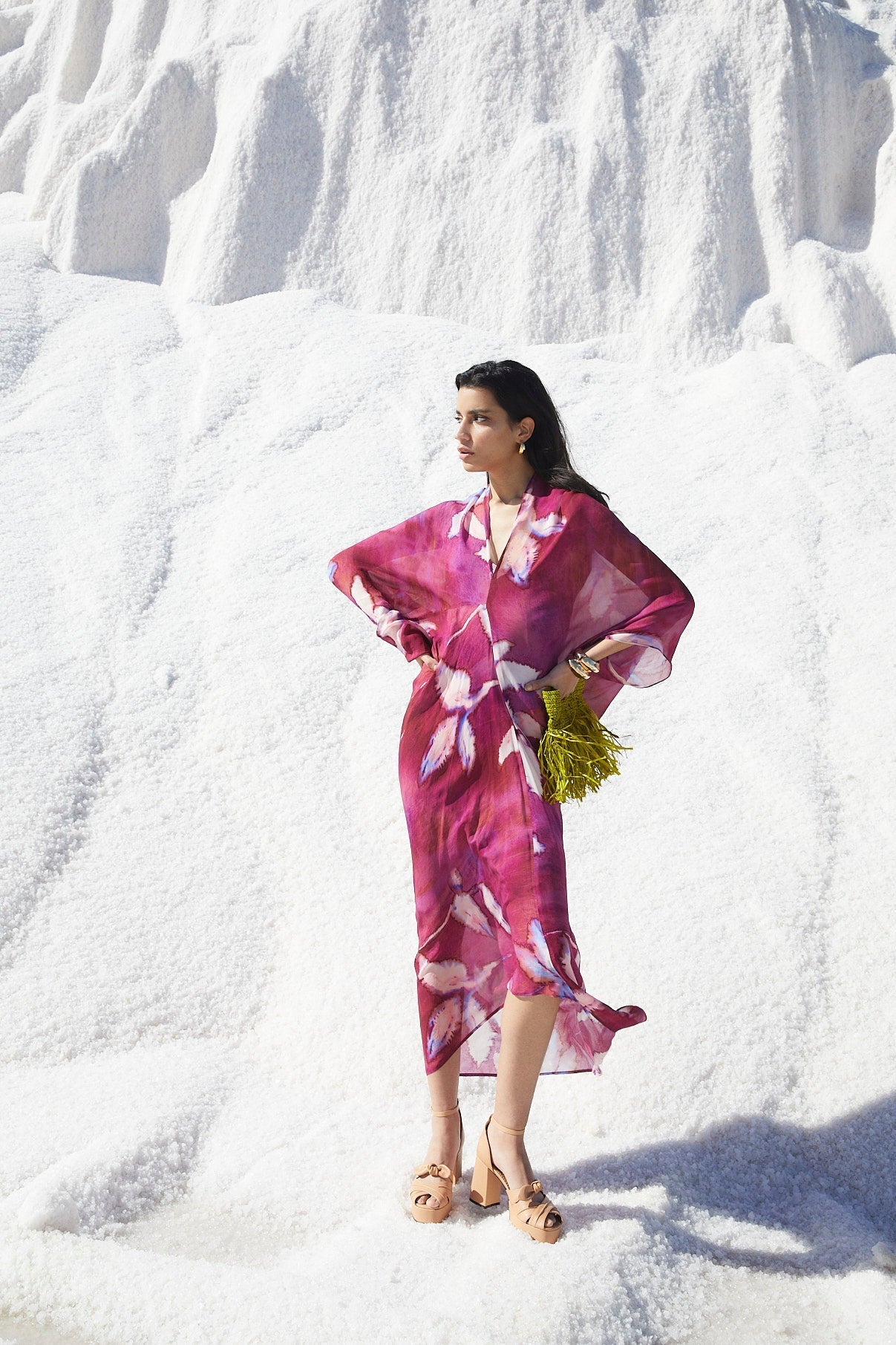 VERO DRESS CHIFFON FLOWER