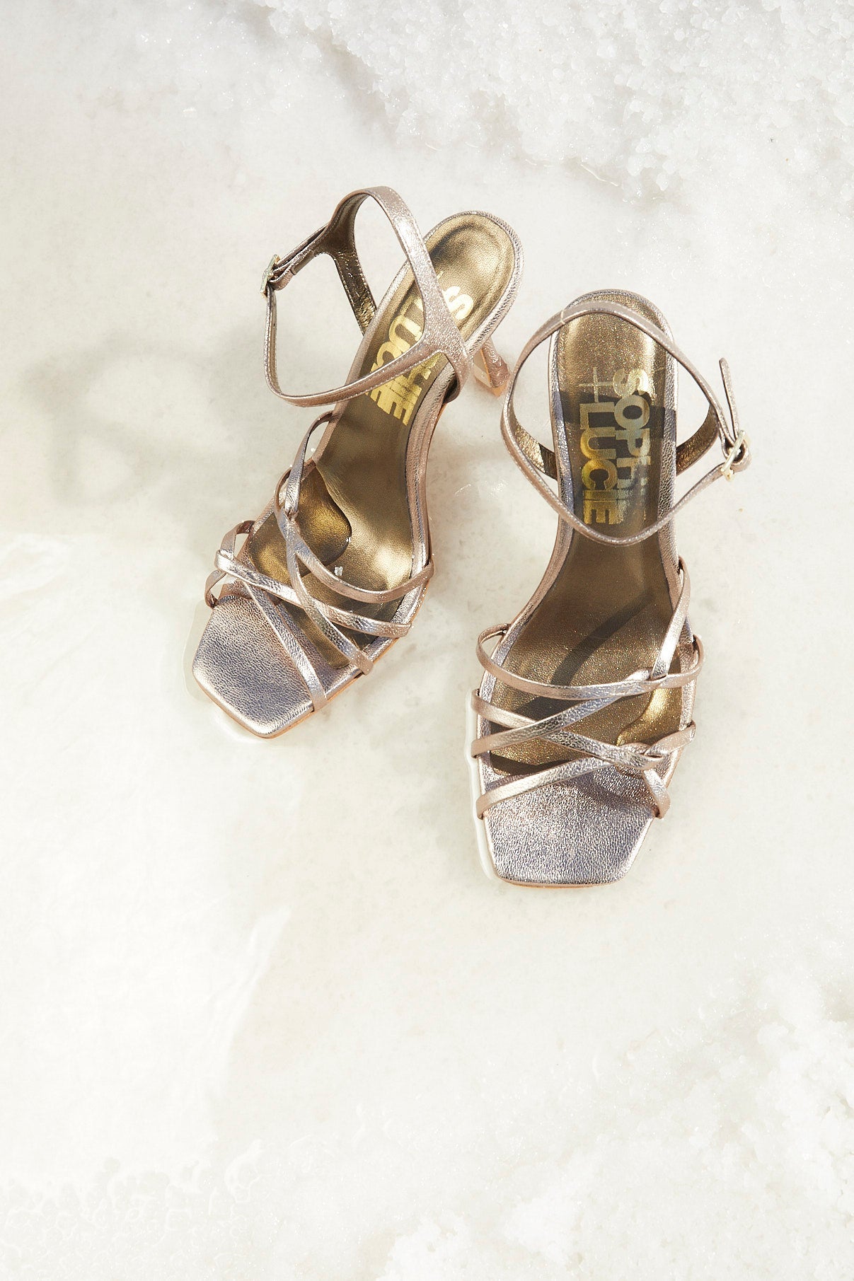 VICTORIA SILVER SANDAL