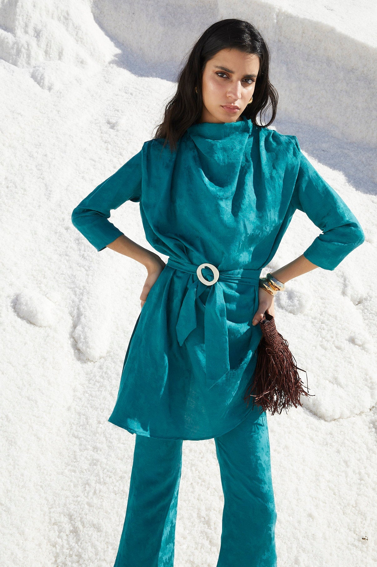 VALERIA JCQ RUSTIC COBALT TUNIC
