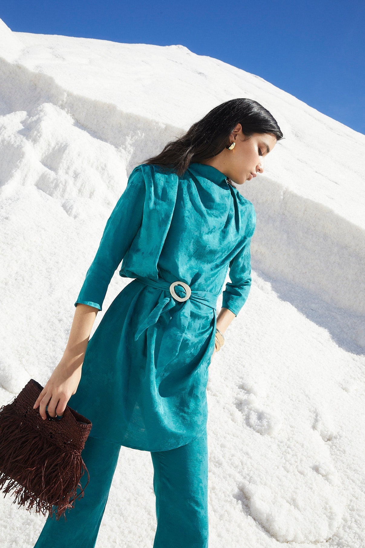 VALERIA JCQ RUSTIC COBALT TUNIC