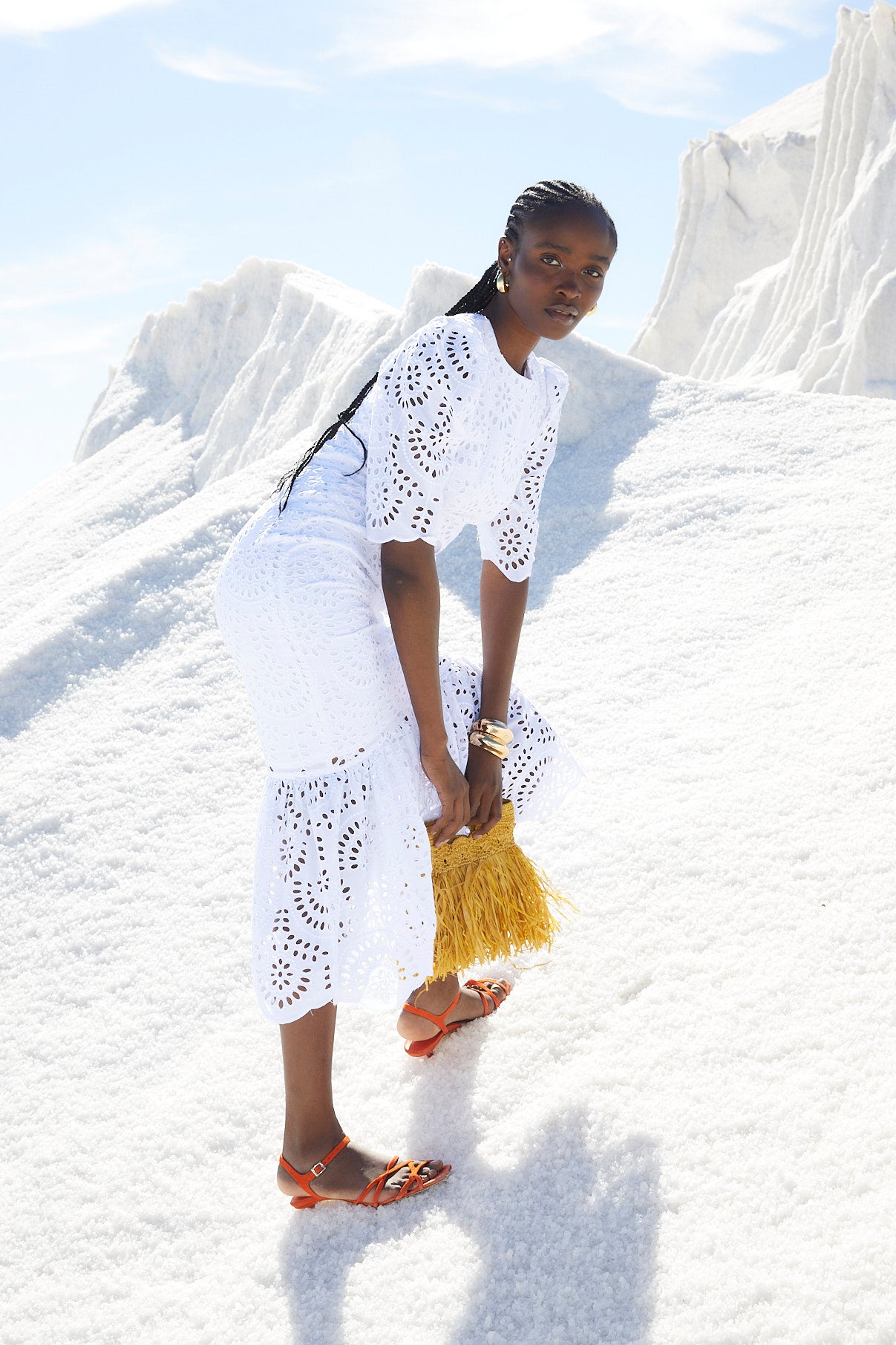 LEYRE DRESS DIE-CUT RAW
