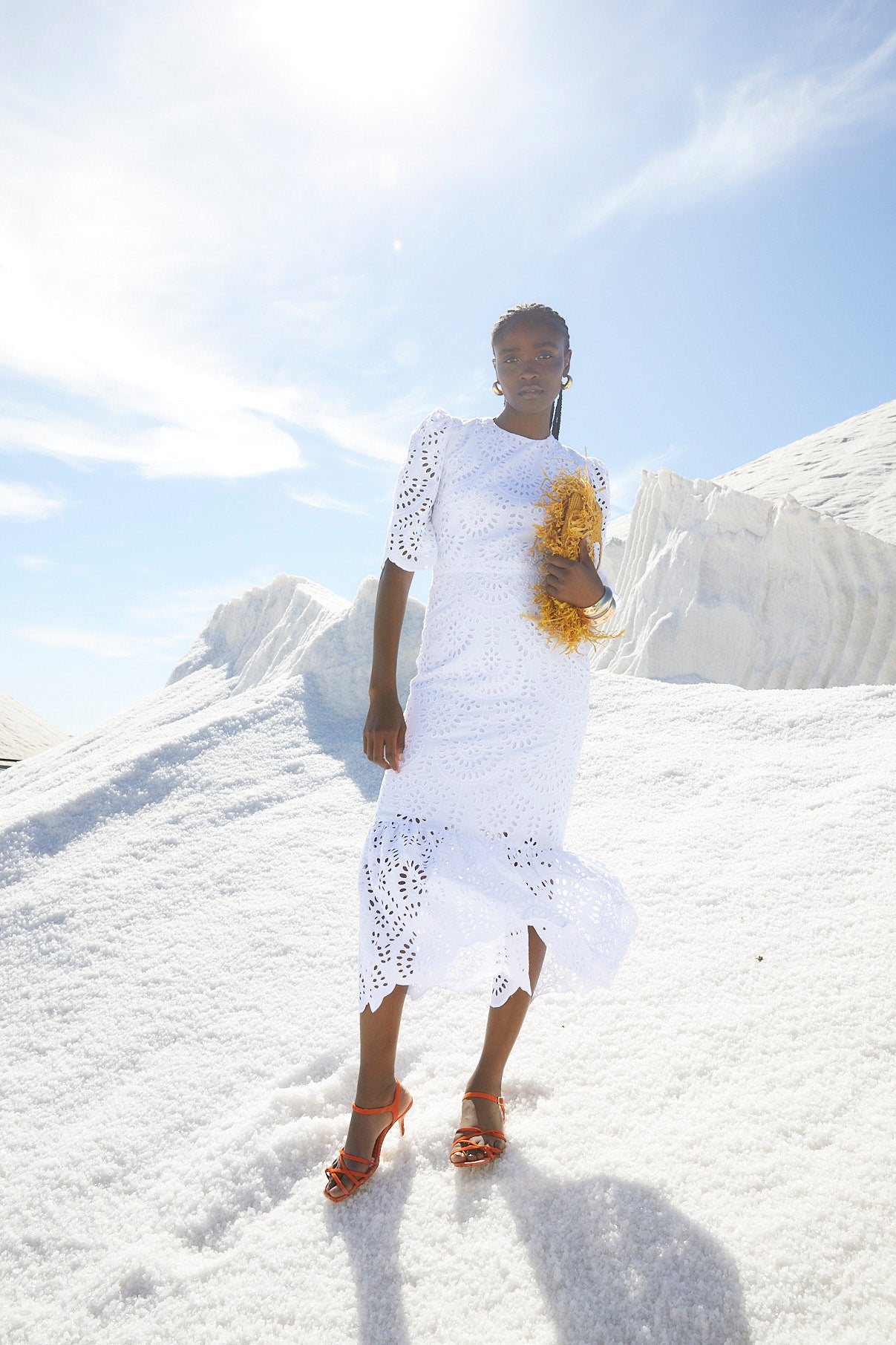 LEYRE DRESS DIE-CUT RAW