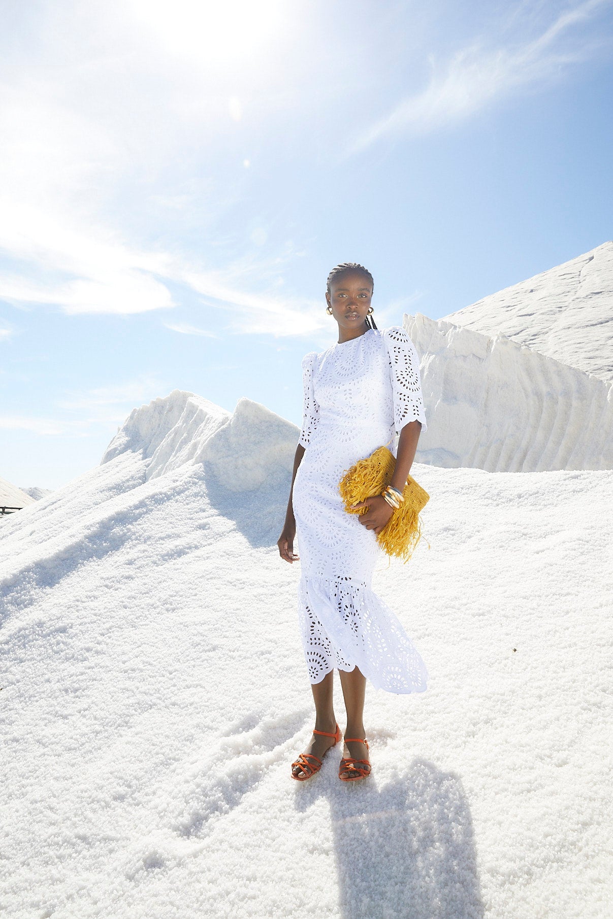LEYRE DRESS DIE-CUT RAW