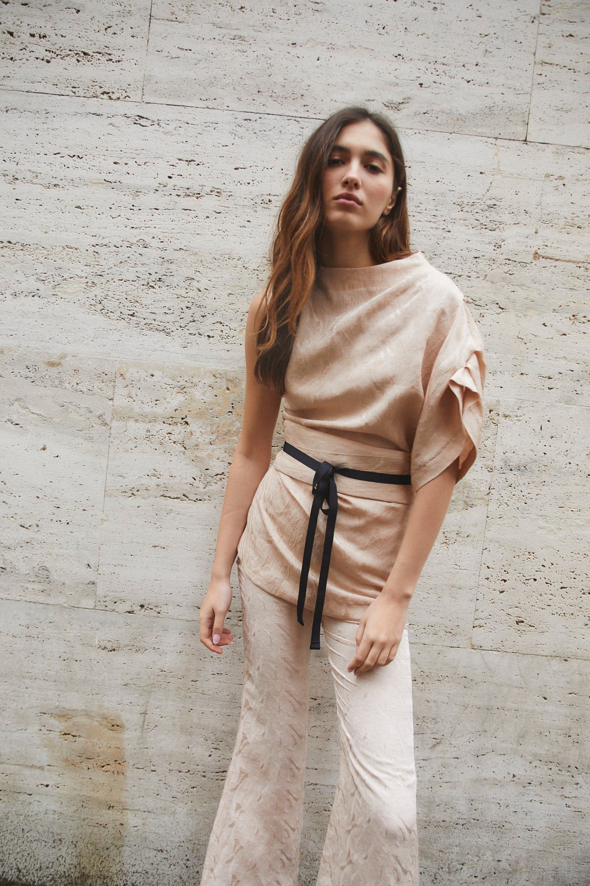 HARA JCQ RUSTIC NUDE TUNIC
