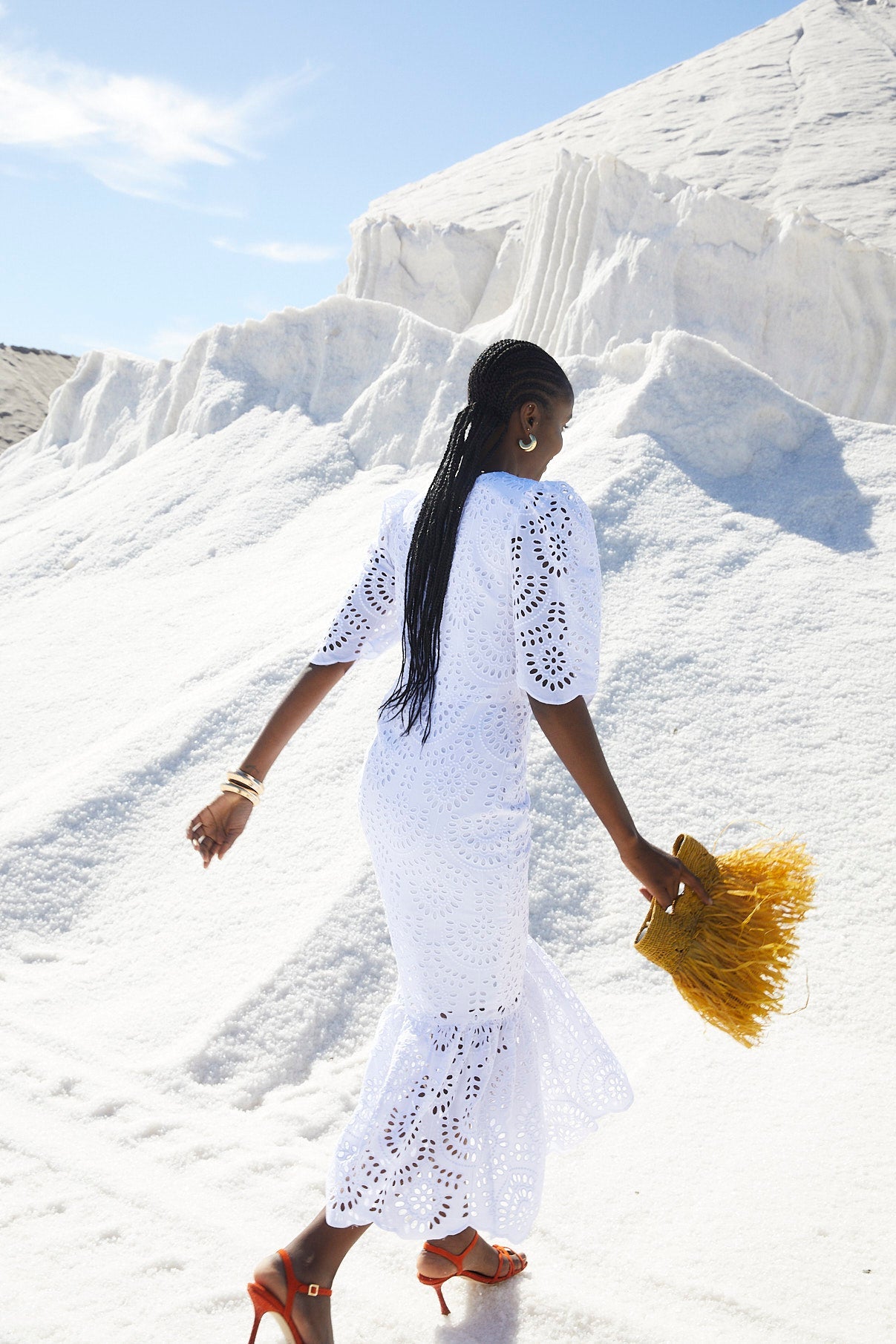 LEYRE DRESS DIE-CUT RAW