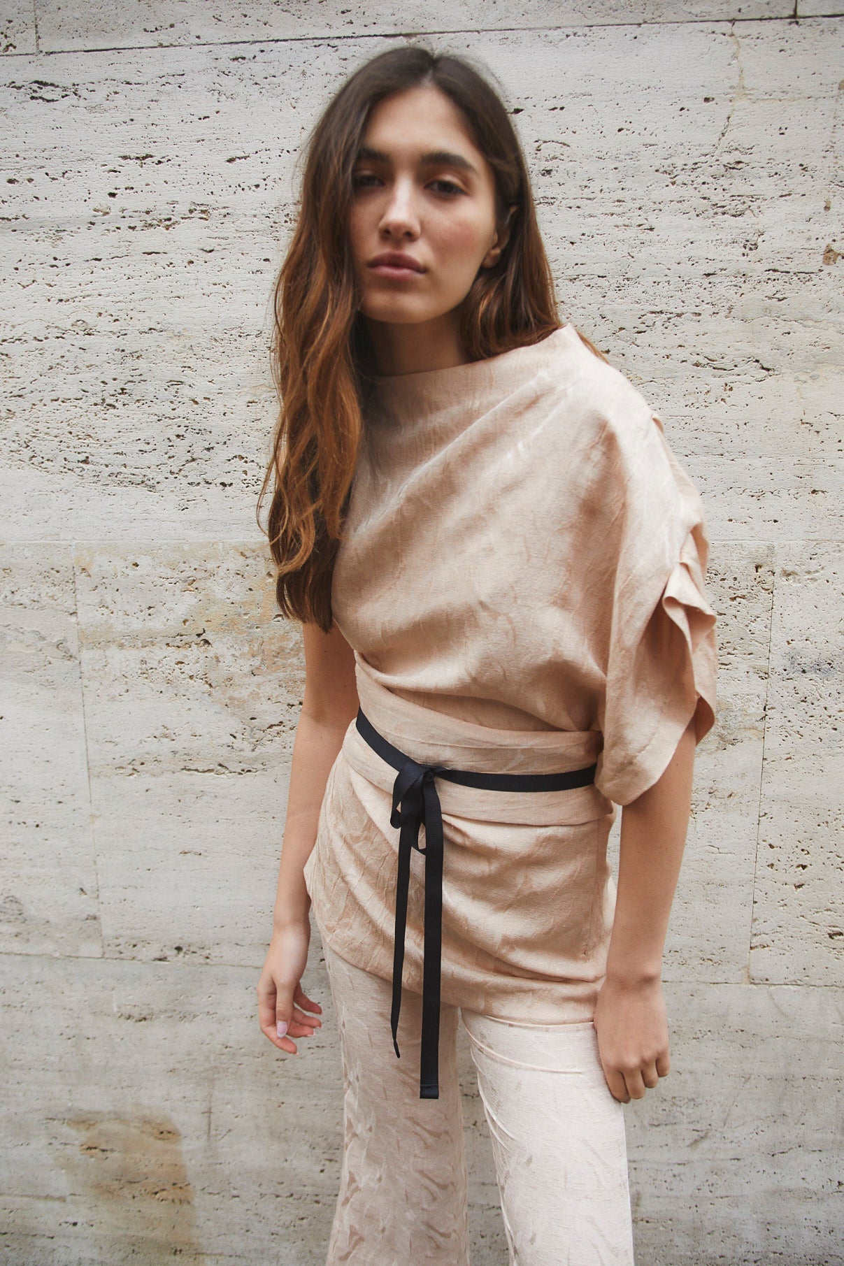 HARA JCQ RUSTIC NUDE TUNIC
