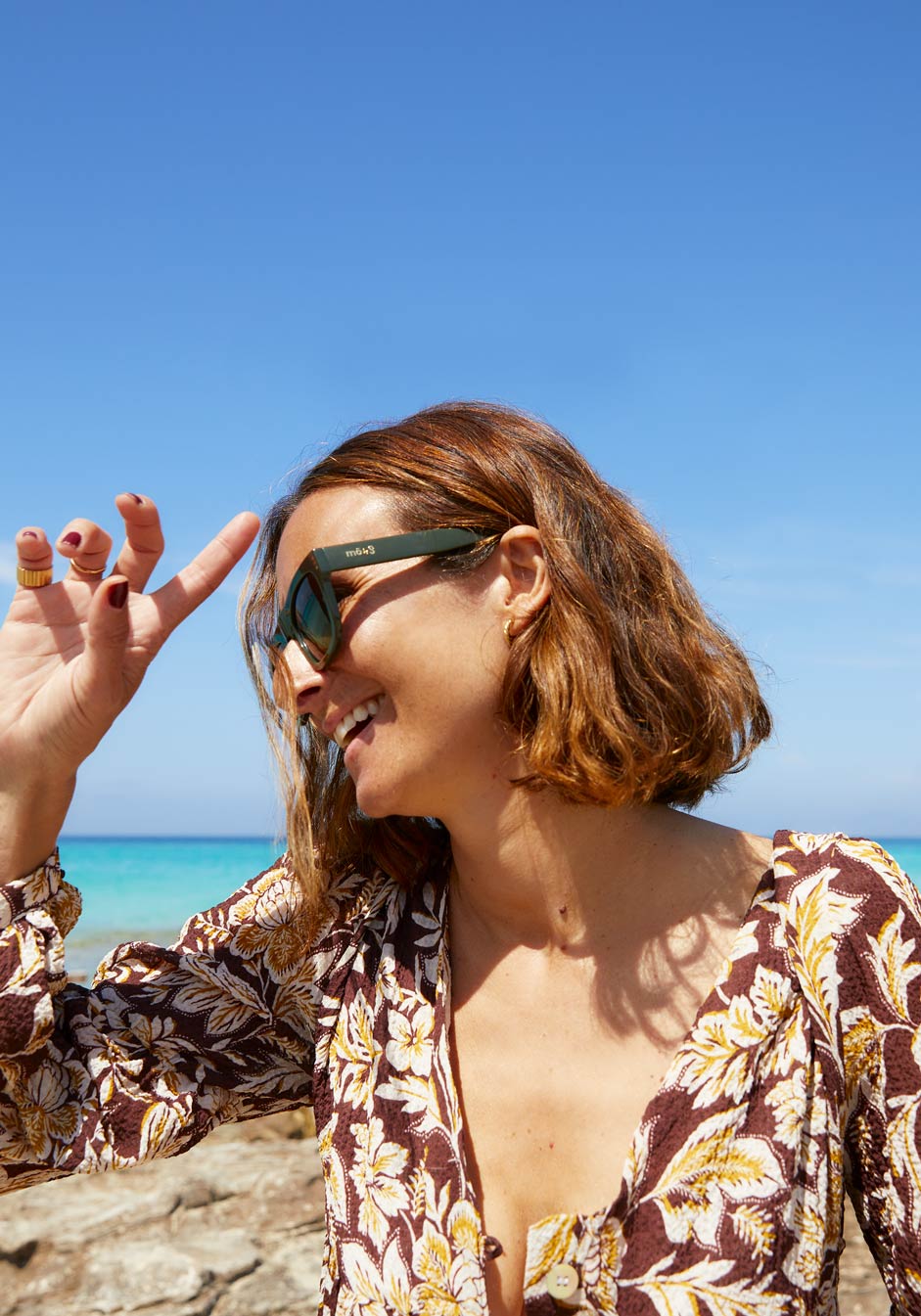 BANUL KHAKI GLASSES + BAG + HANGER