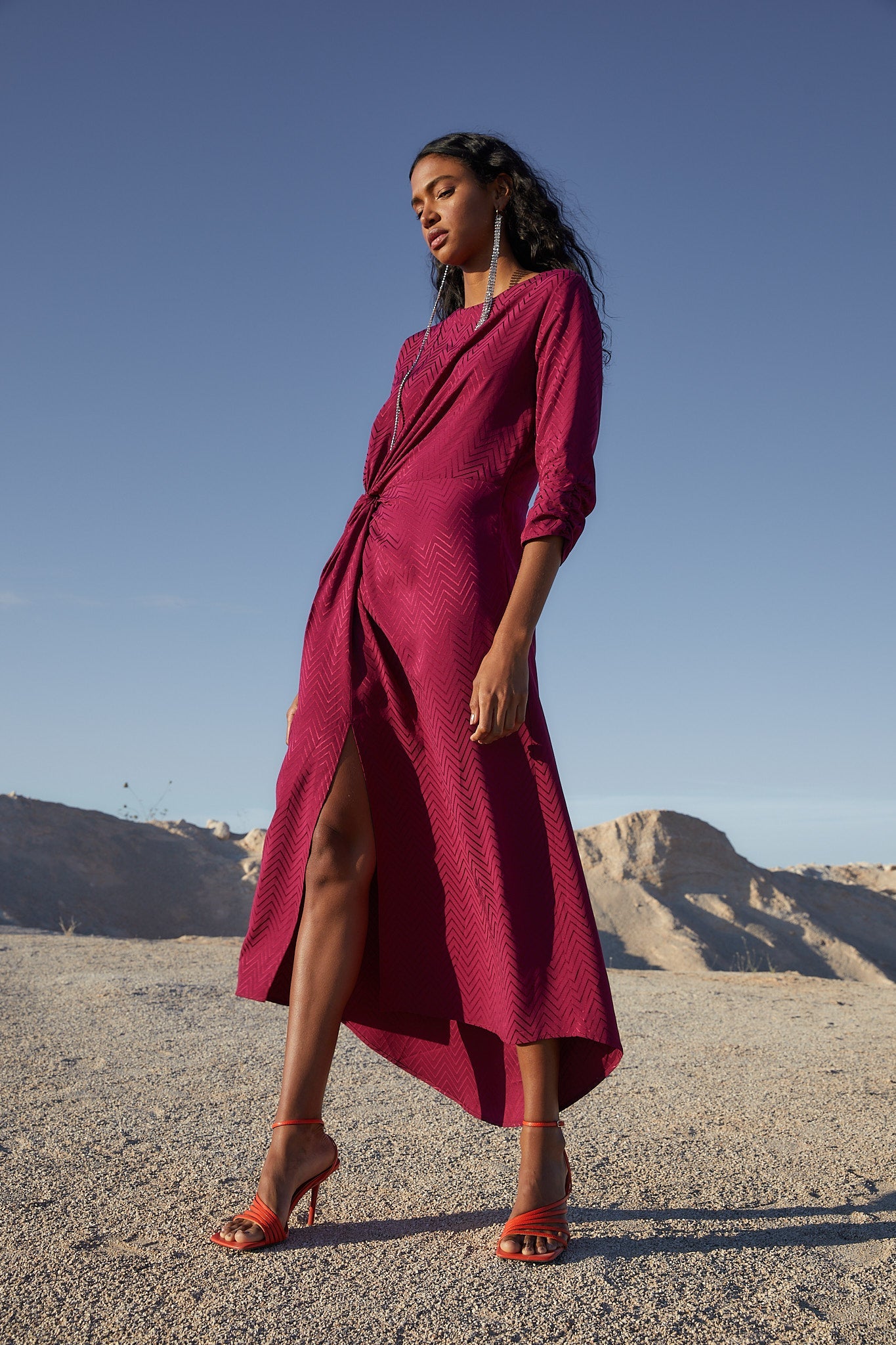 GIGI JCQ ZIGZAG DRESS