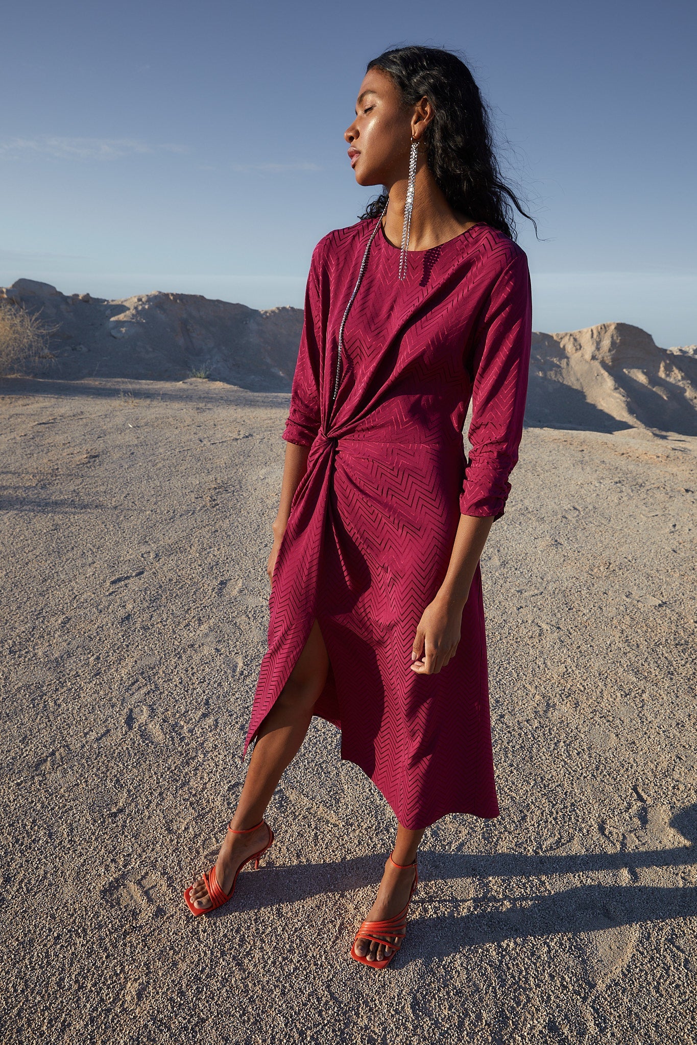 GIGI JCQ ZIGZAG DRESS