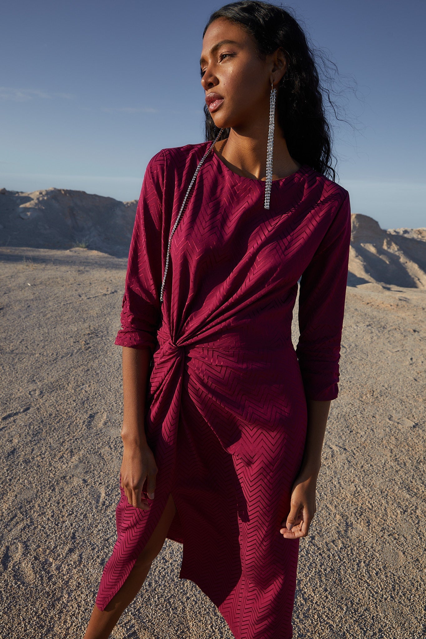 GIGI JCQ ZIGZAG DRESS