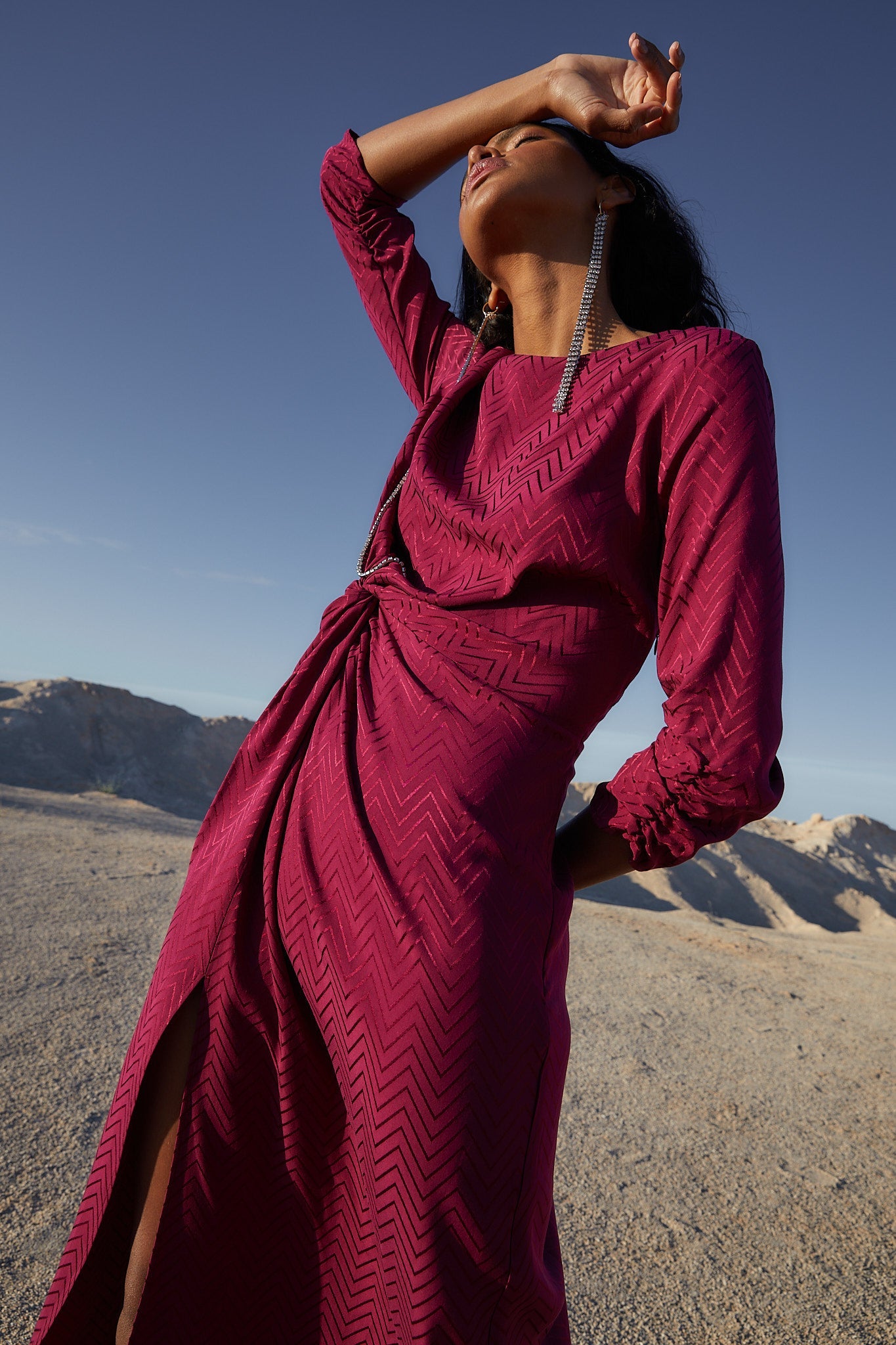 GIGI JCQ ZIGZAG DRESS